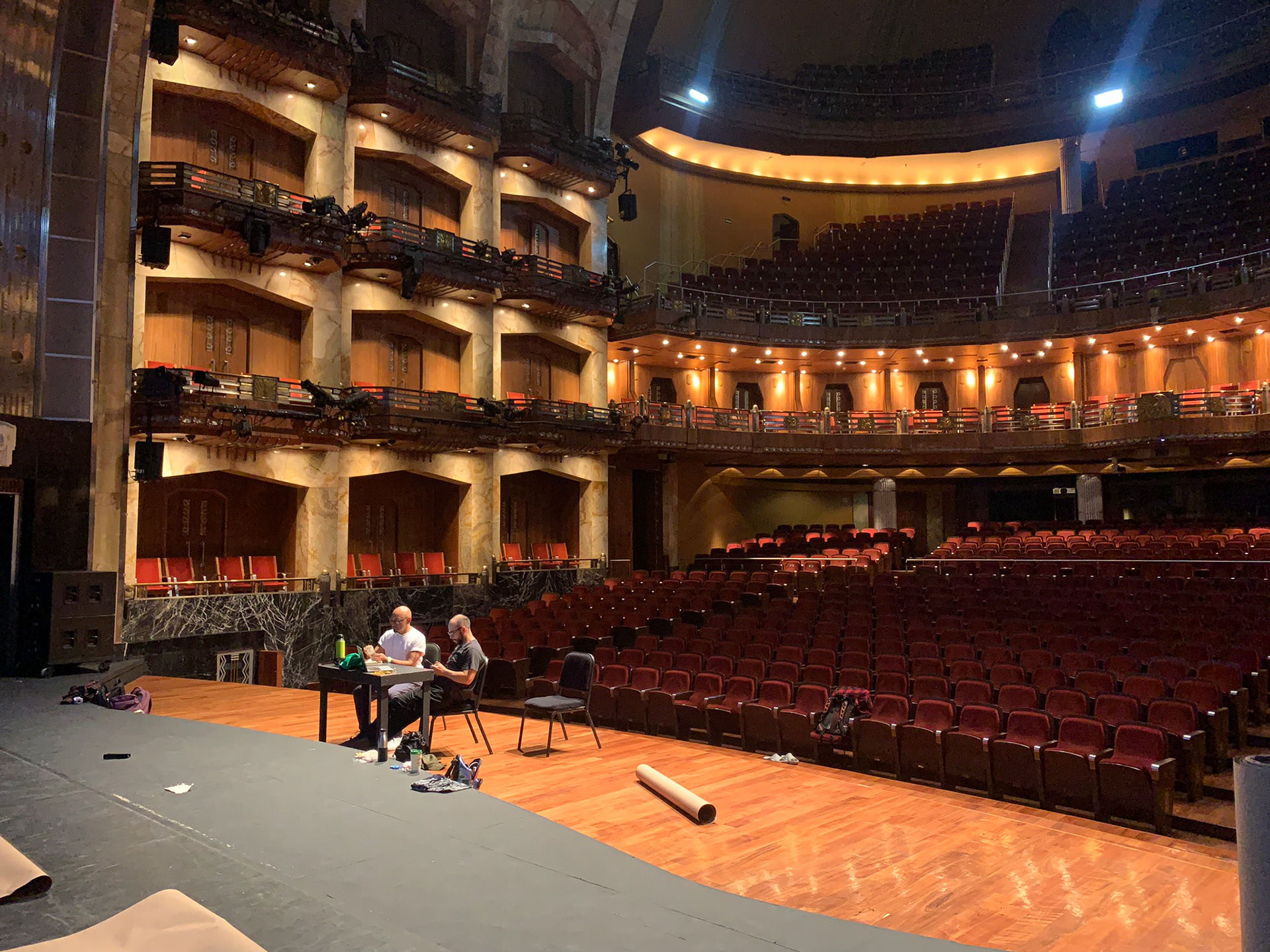 Montaje de escenografía