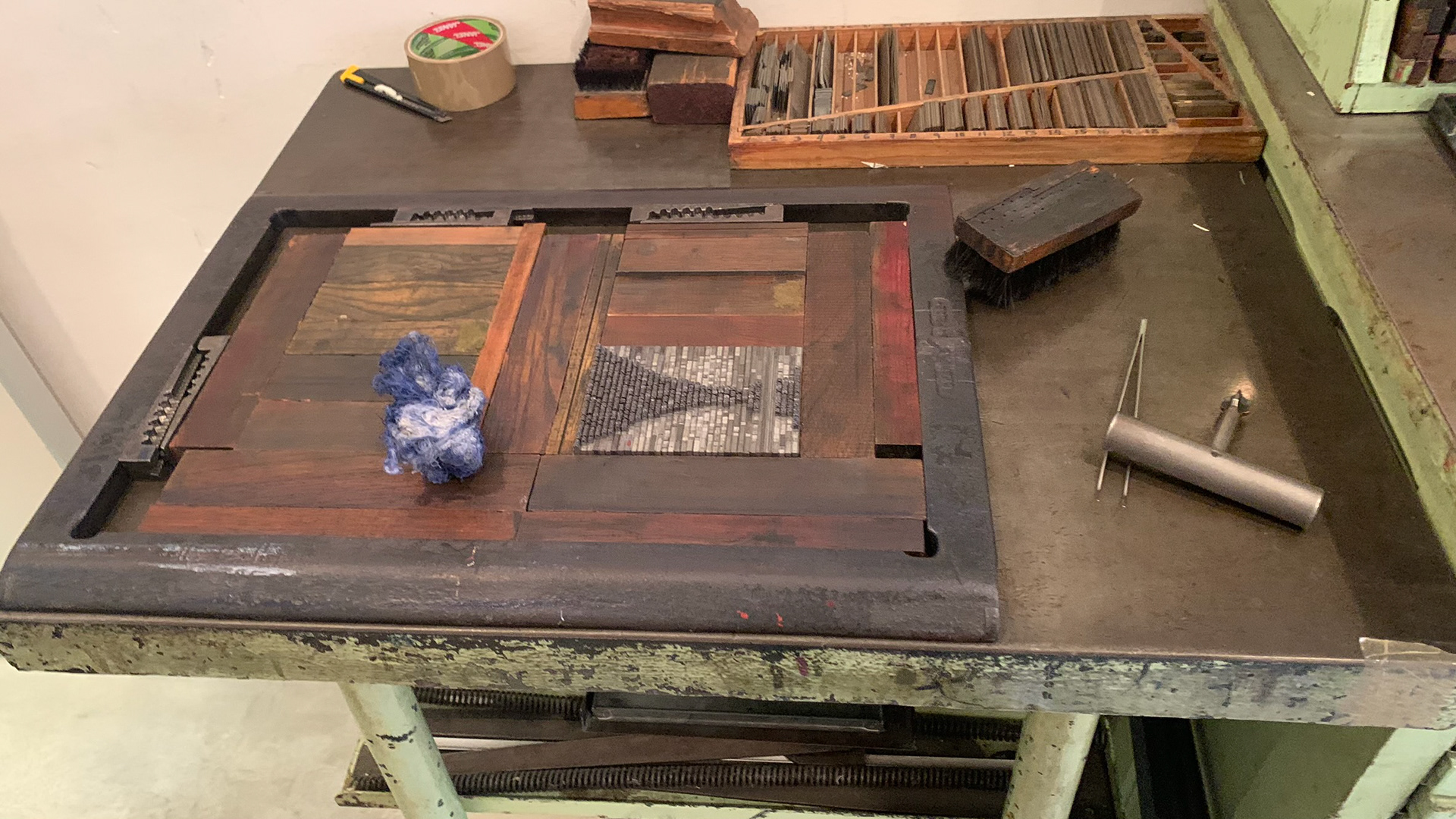 Composición tipográfica en revisión