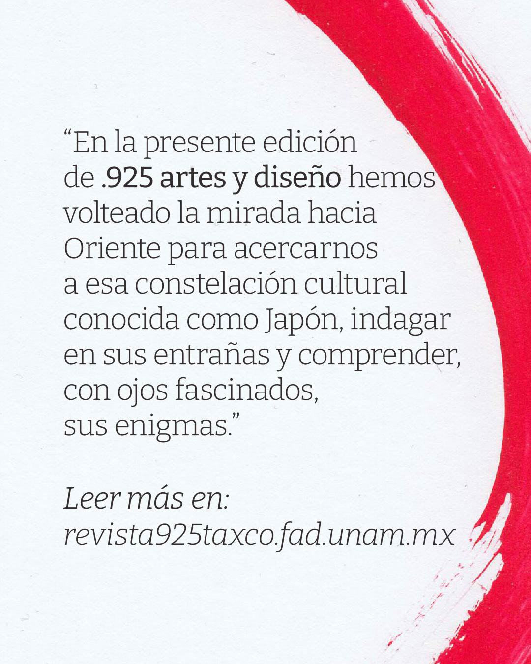 Bumper para RRSS - Carta editorial
