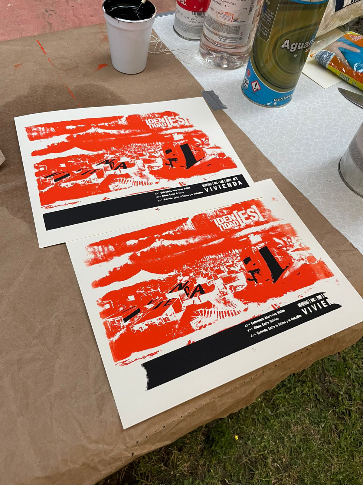 Proceso de impresión en serigrafía