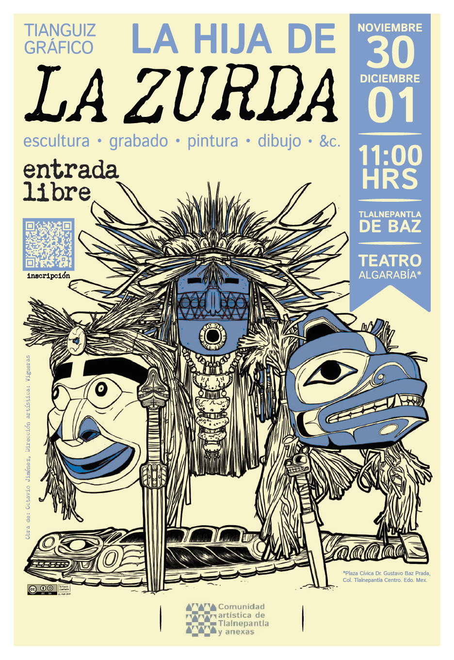 Cartel para La hija de la zurda
