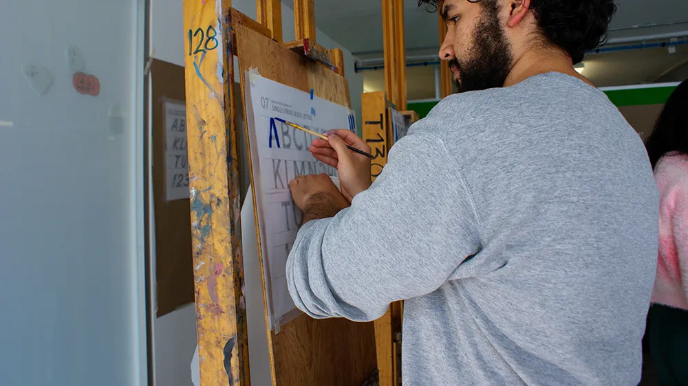Taller de rótulos, FAD UNAM