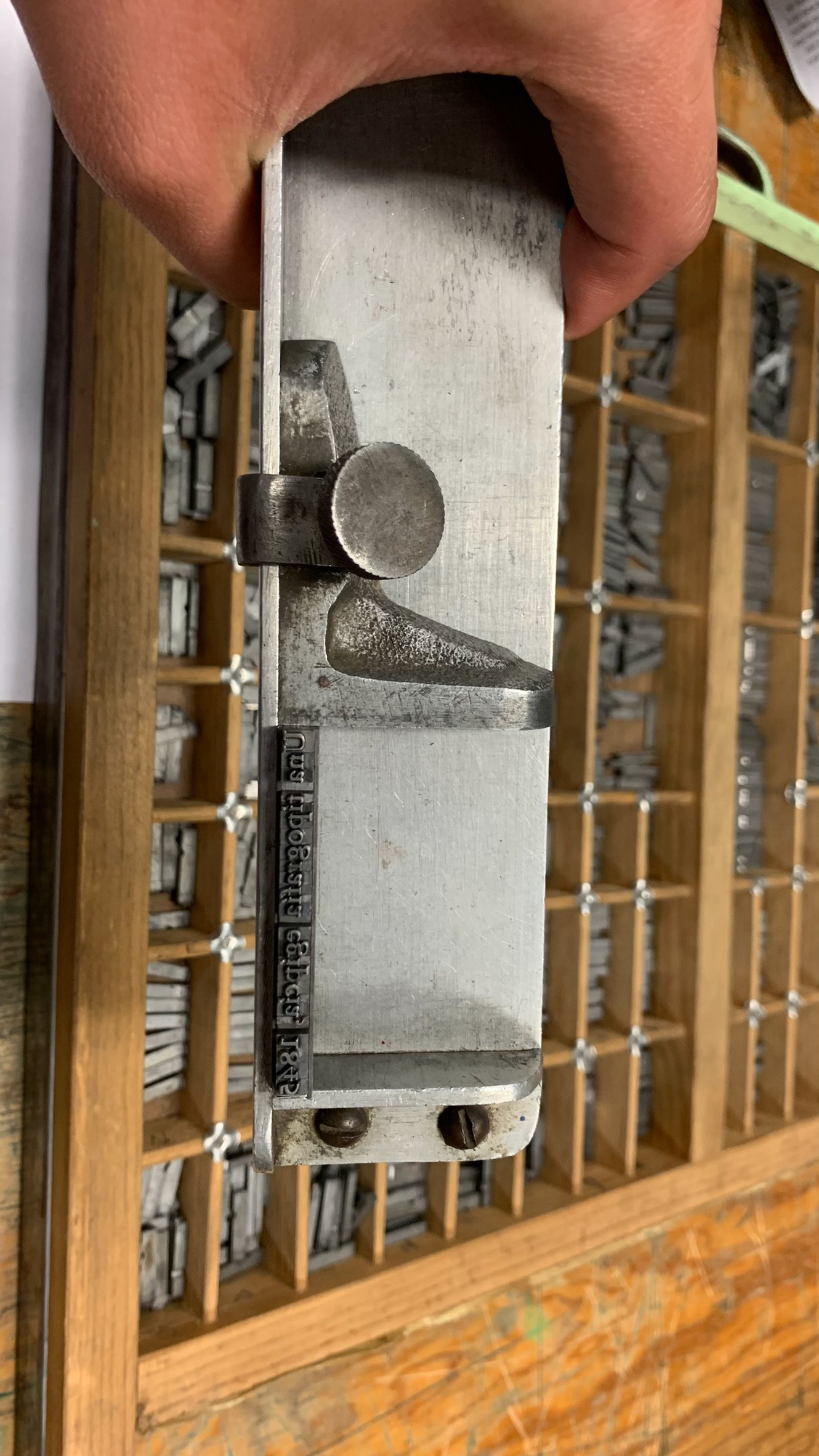 Componedor tipográfico