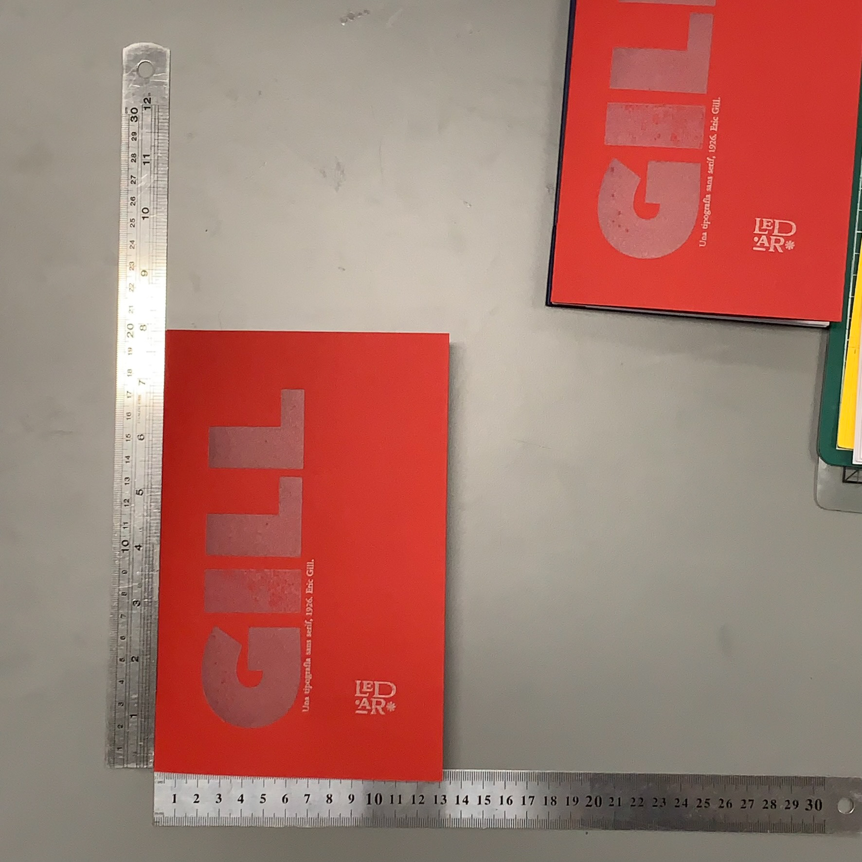 Muestras del opúsculo Gill Sans