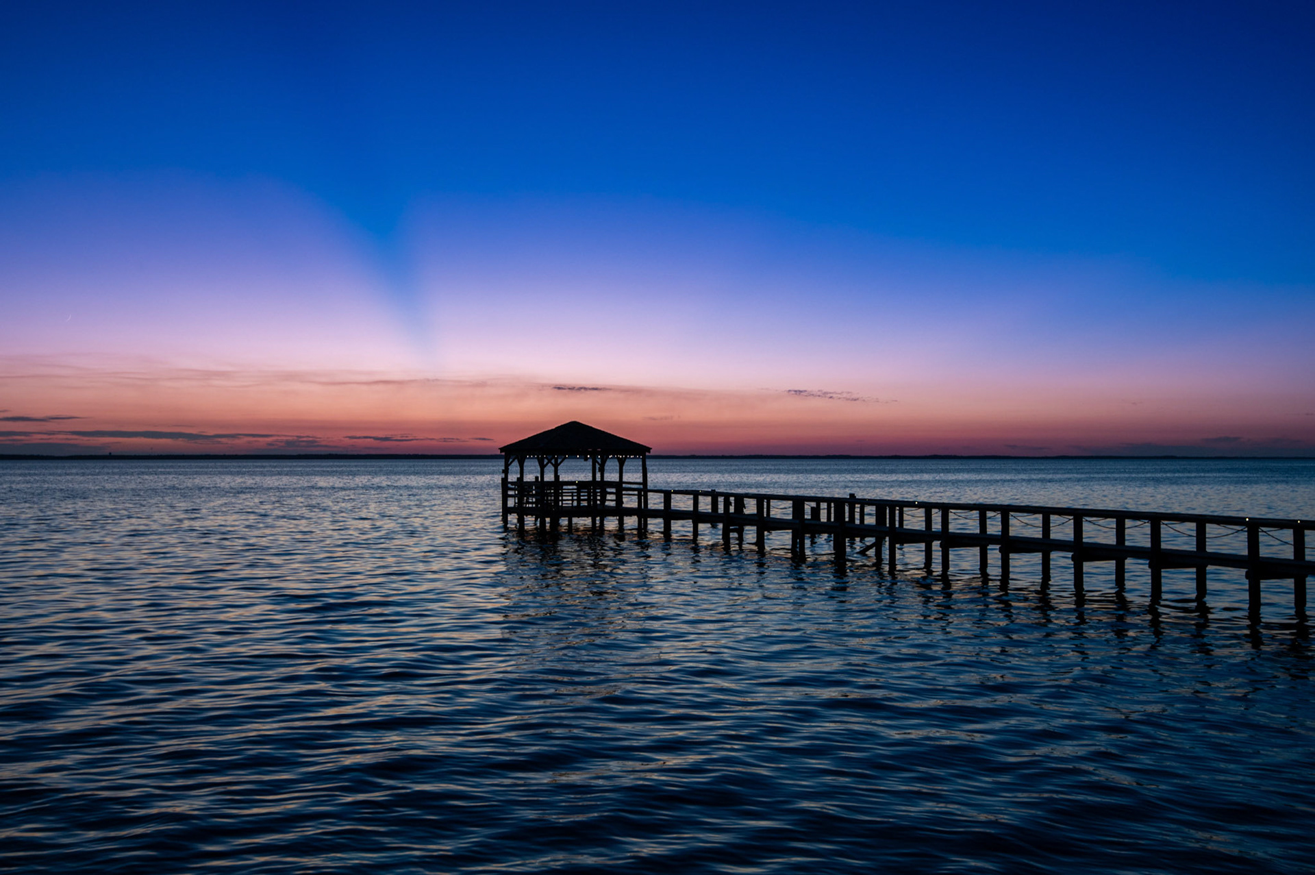 Sunset in Duck