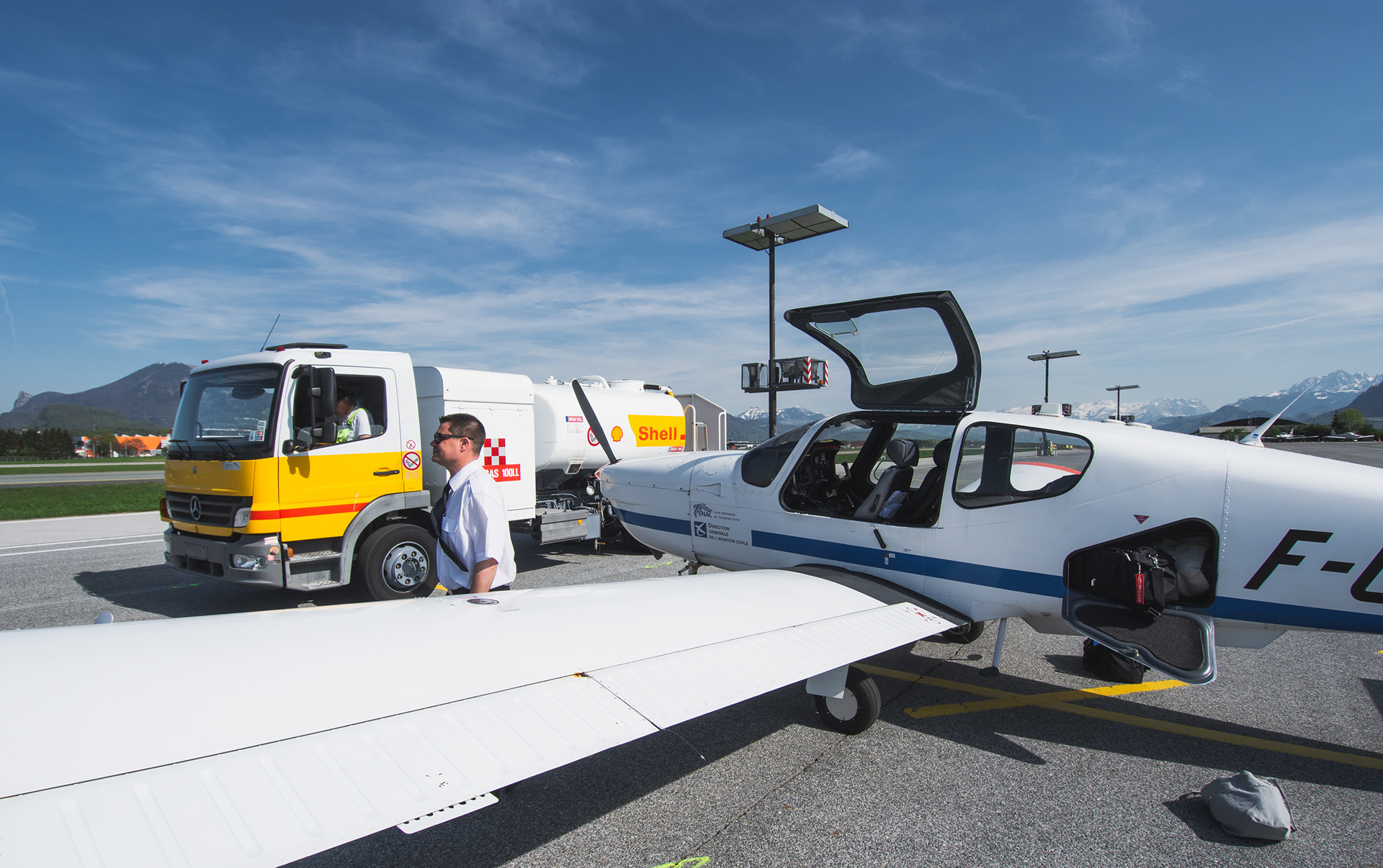 Refueling in Salzbourg