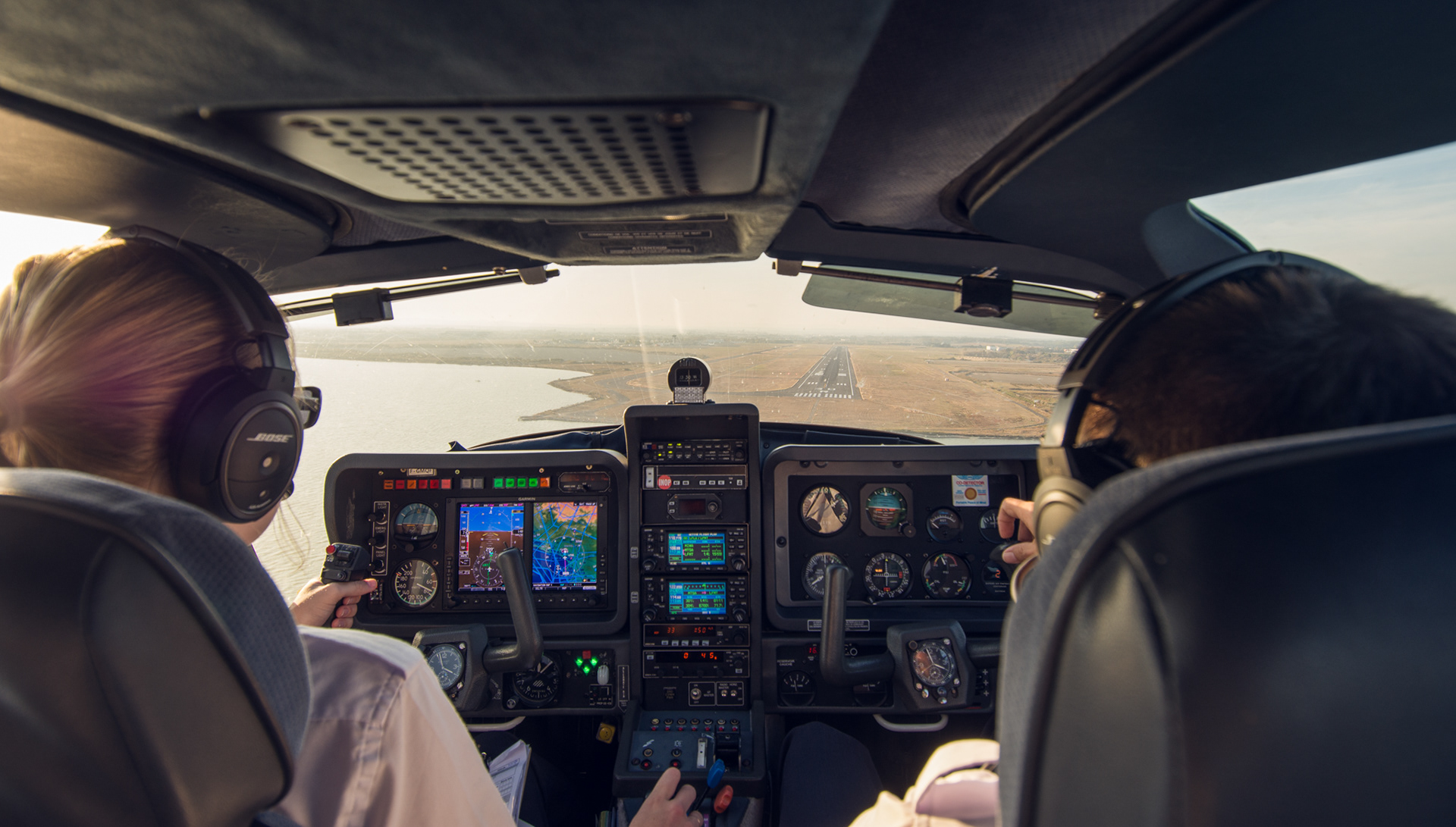 Final runway 30R in Montpellier