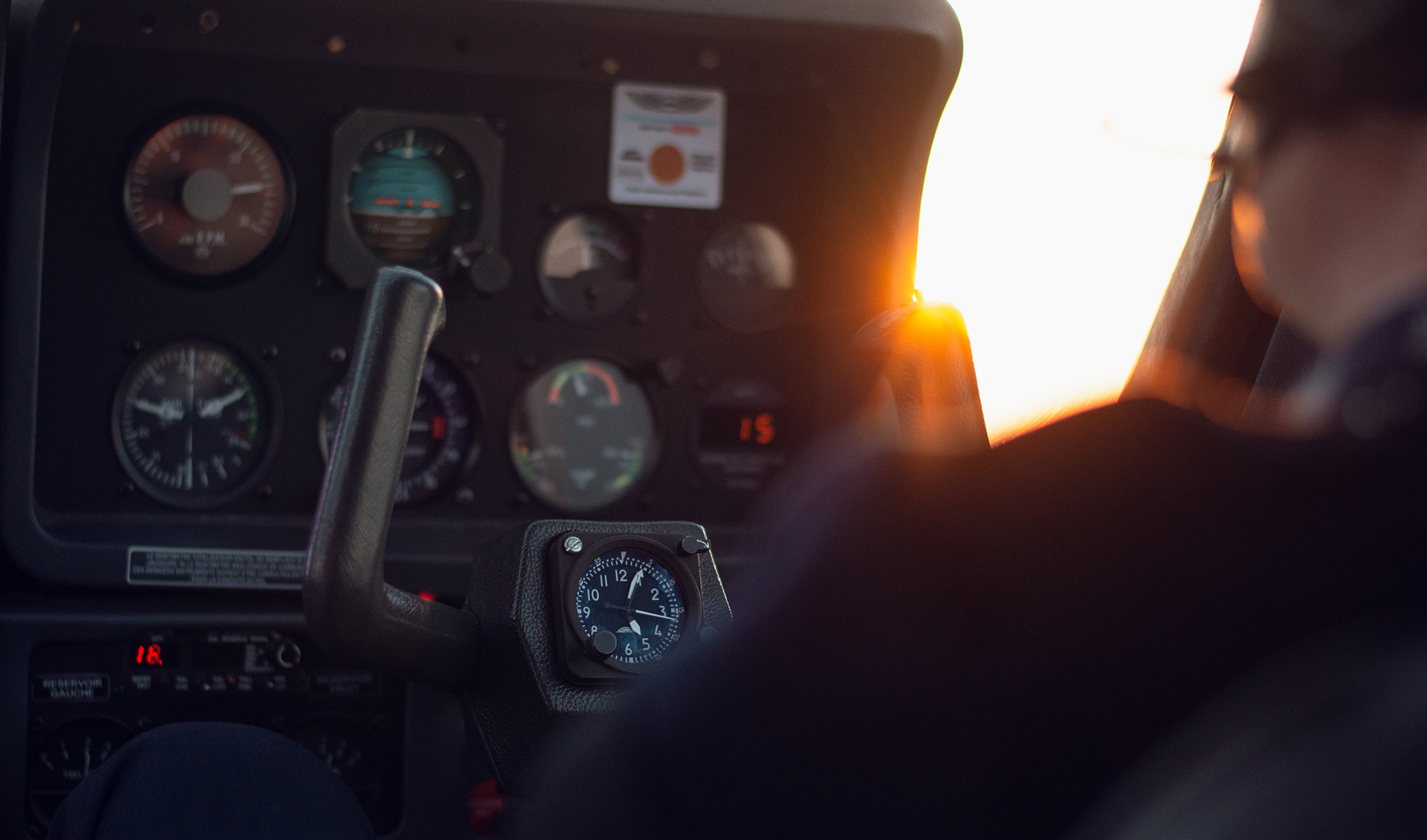 taking off from Montpellier