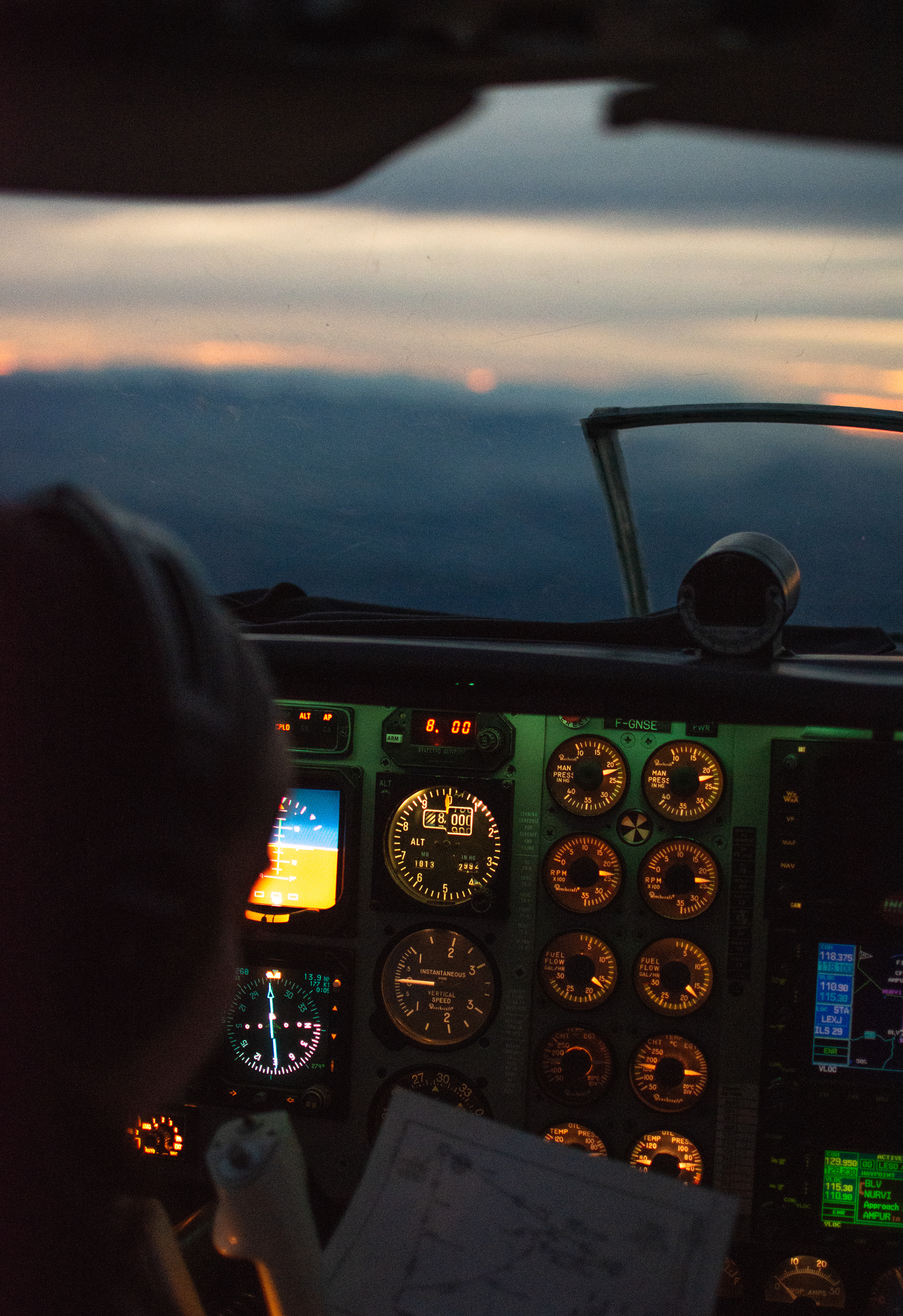 Maëlys preparing the approach into Santander