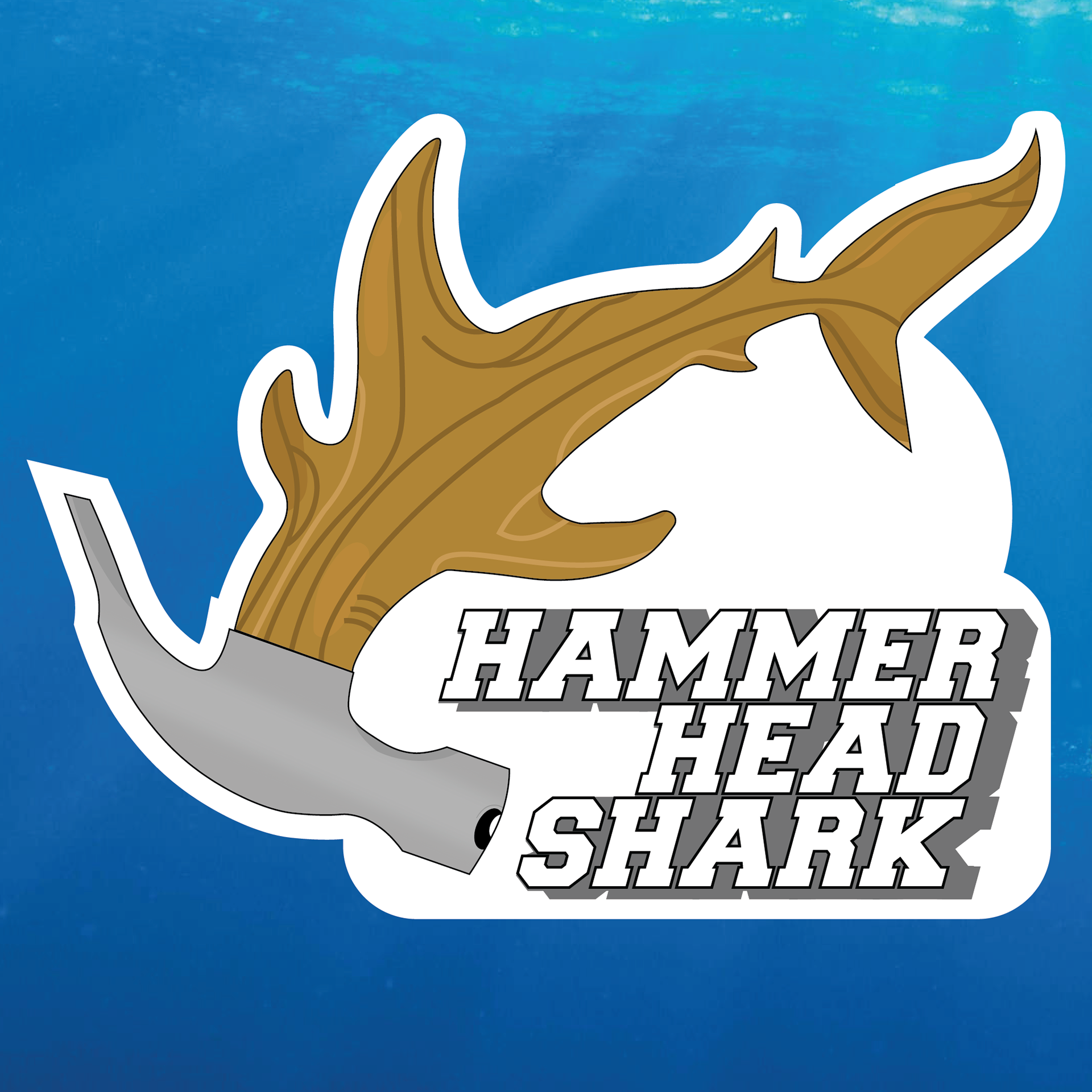 Hammerhead Shark Sticker