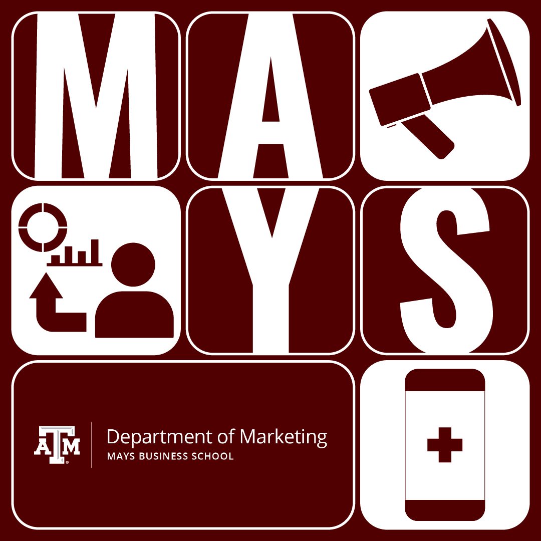 Mays Department of Marketing T-Shirt Design