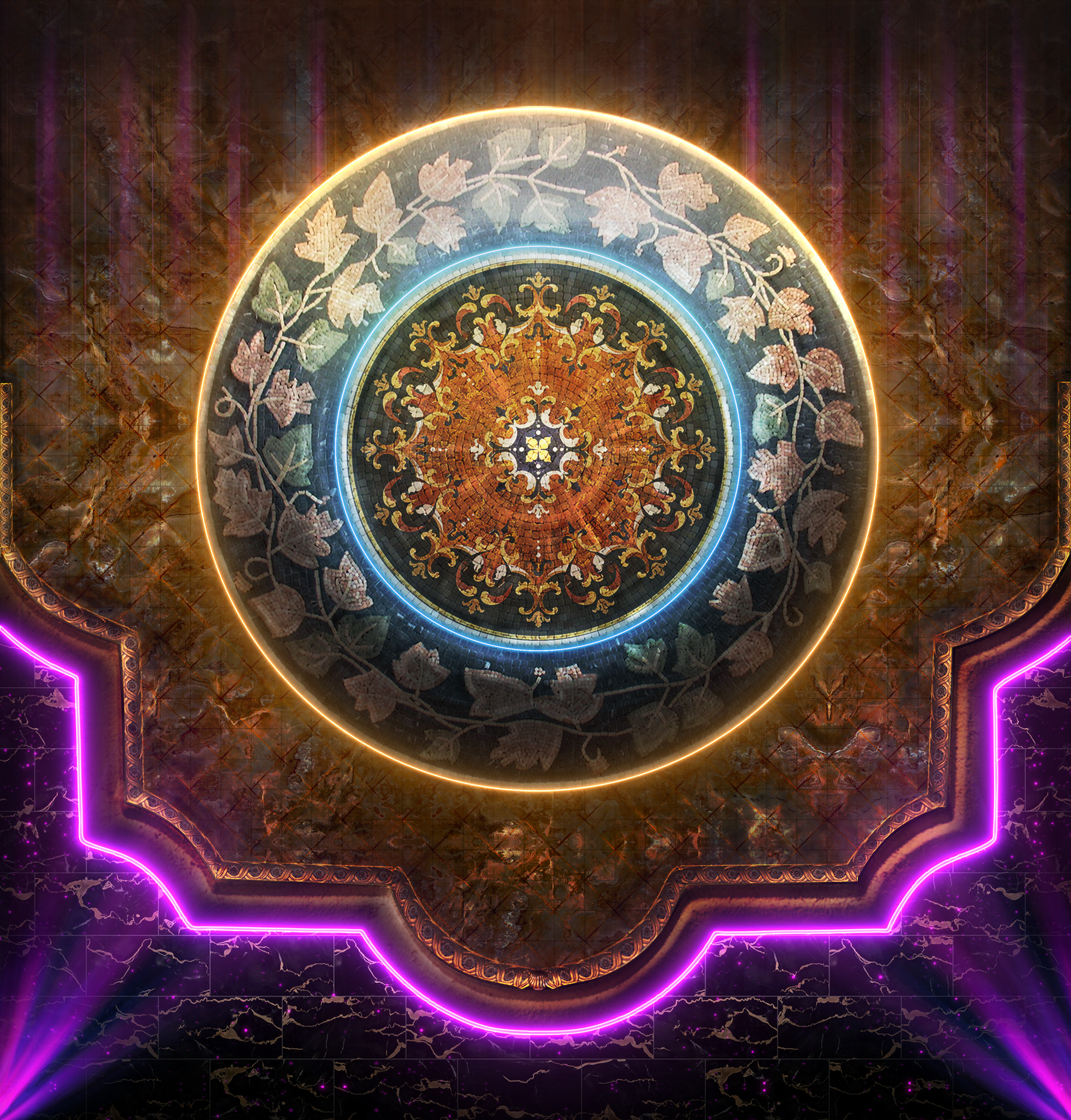 Frame telão piso Paolla Oliveira e Leandro Azevedo Valsa Super Dança dos Famosos 2021