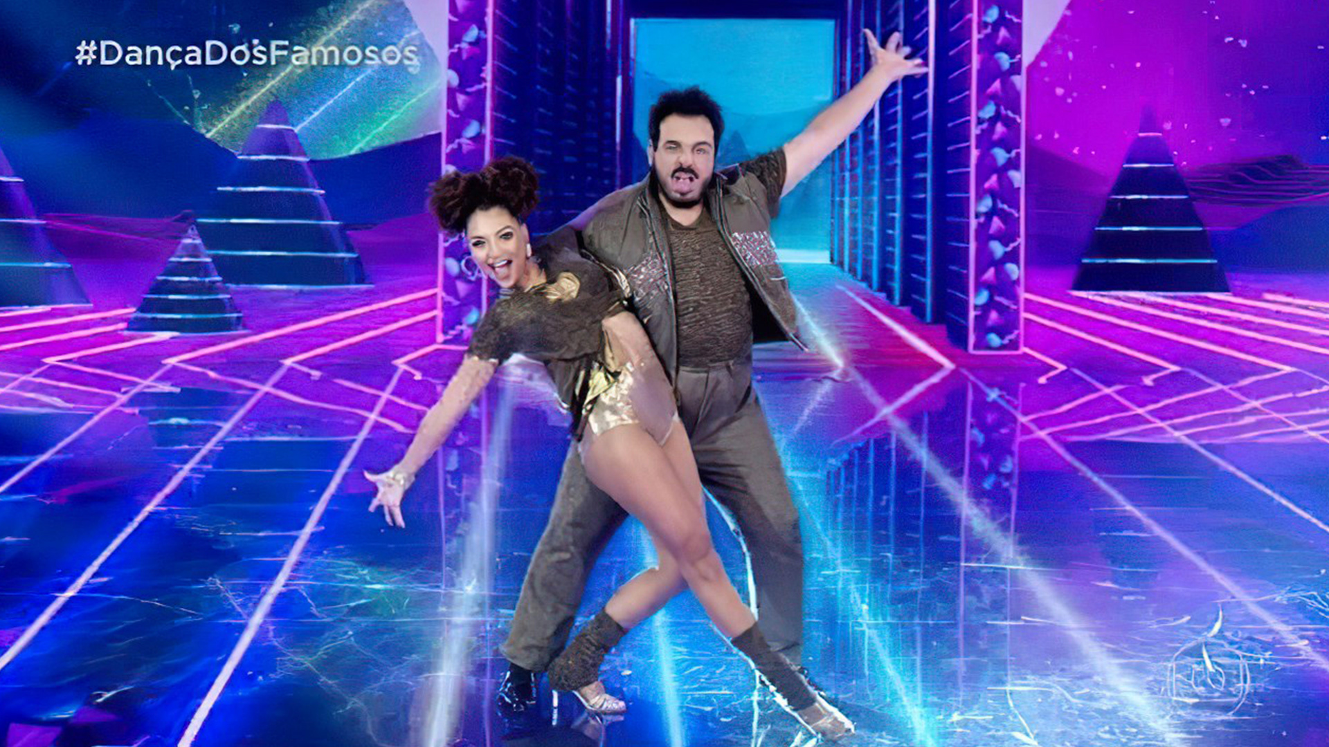 Luis Lobianco e Franciele Pimenta dançam Baladão no Dança dos Famosos 2019