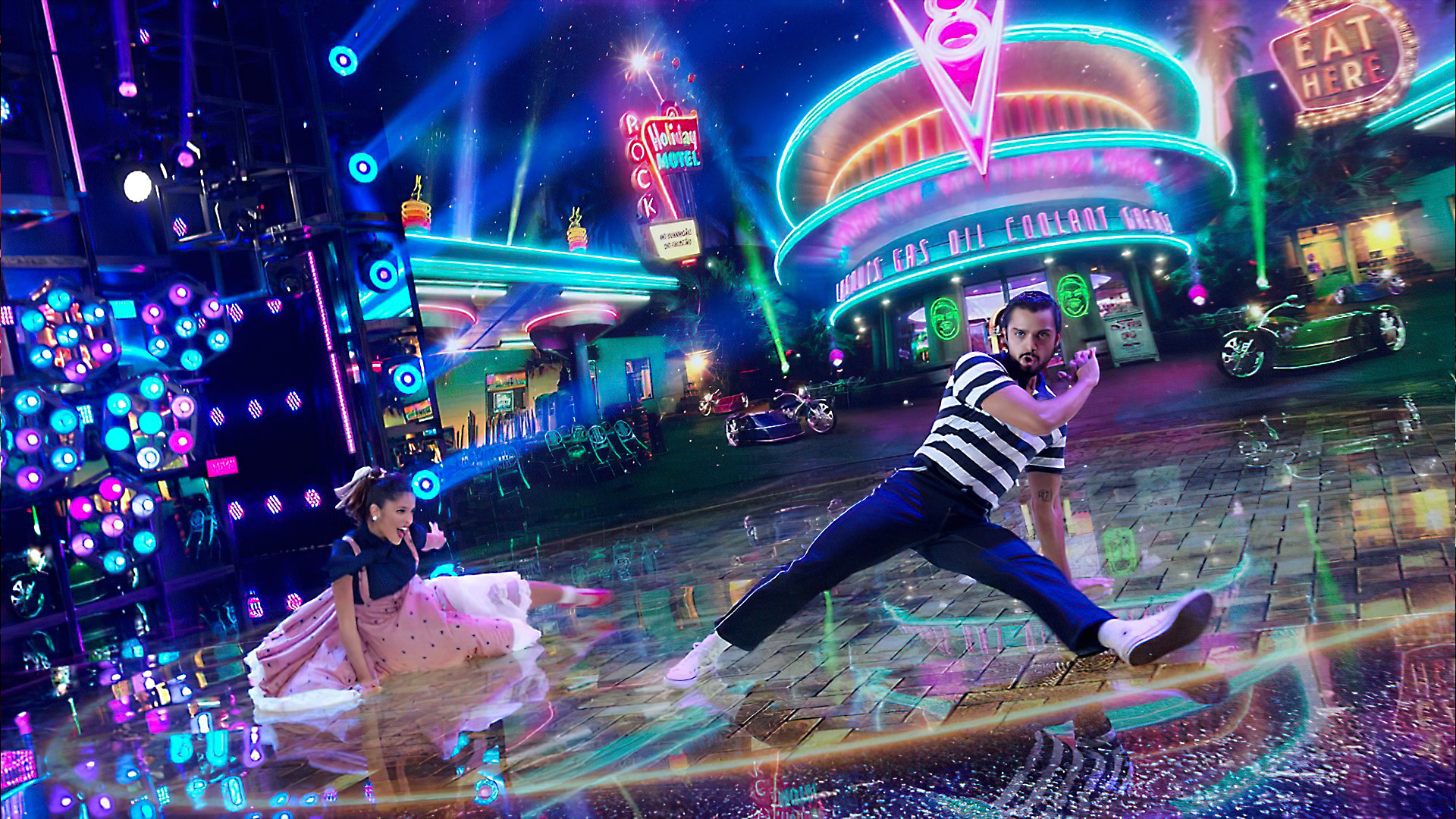 Rodrigo Simas e Nathália Ramos dançam ROCK no Super Dança dos Famosos 2021