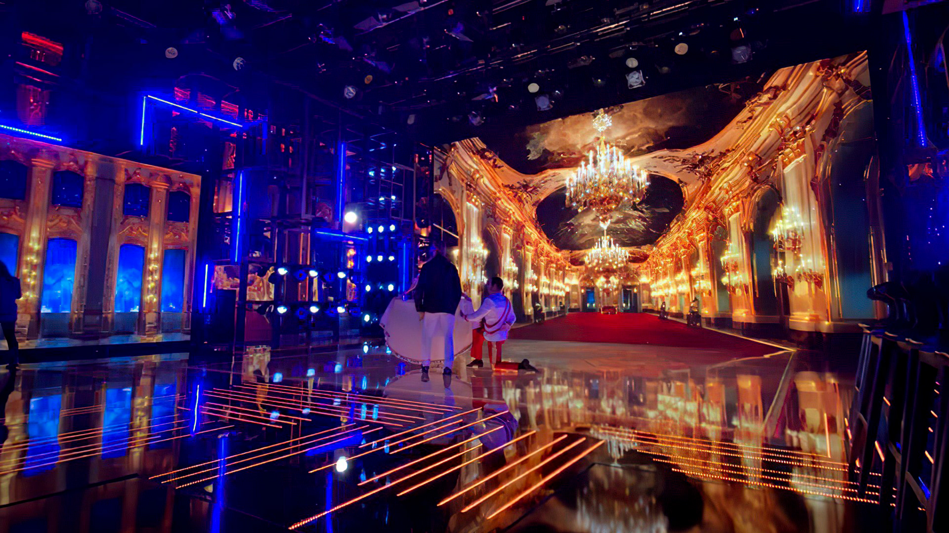 Kaysar Dadour e Mayara Araújo dançam valsa na final da Dança dos Famosos