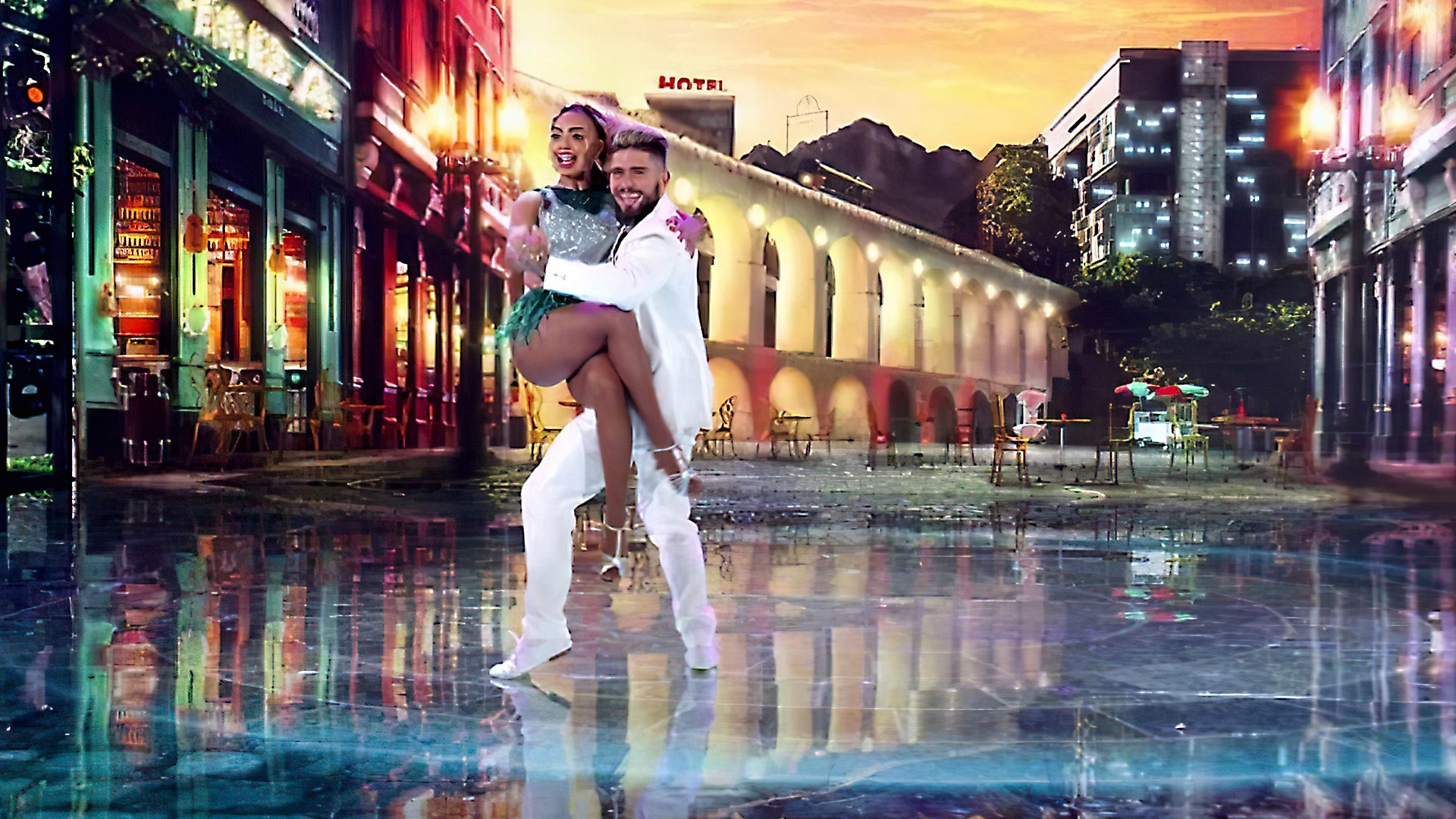  Dandara Mariana e Diego Maia dançam Samba no Super Dança dos Famosos 2021