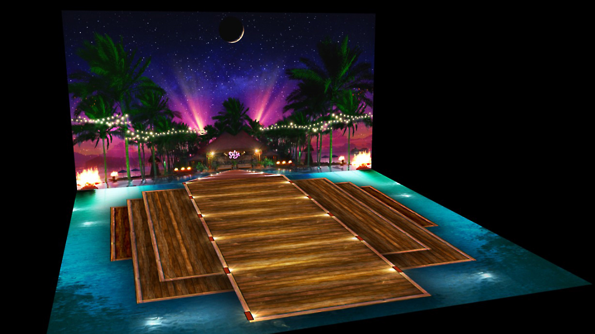 Mockup 3D arte Viviane Araújo e Rodrigo Oliveira - SALSA