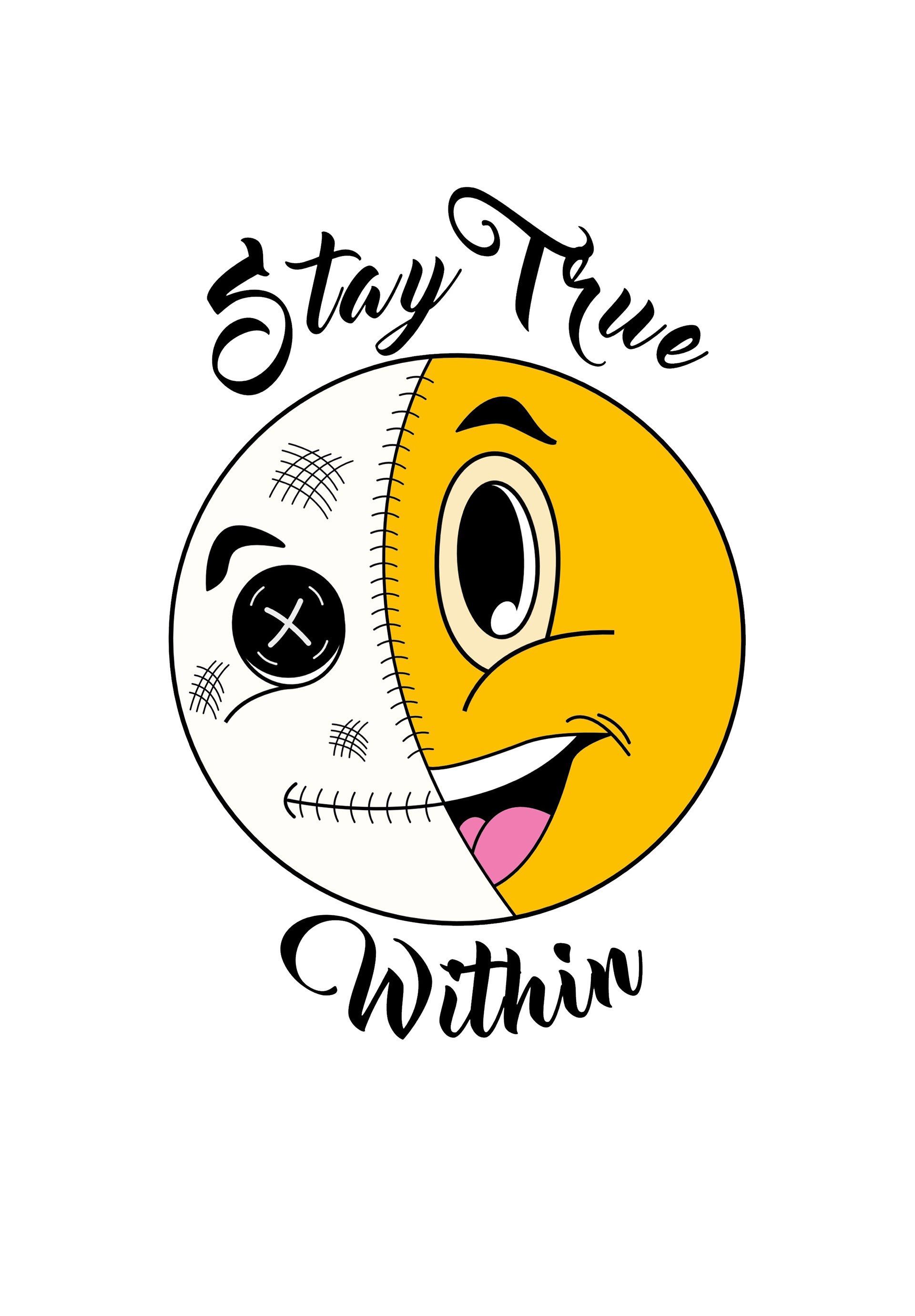 Logo Design for "Stay True Within." Created using illustrator.