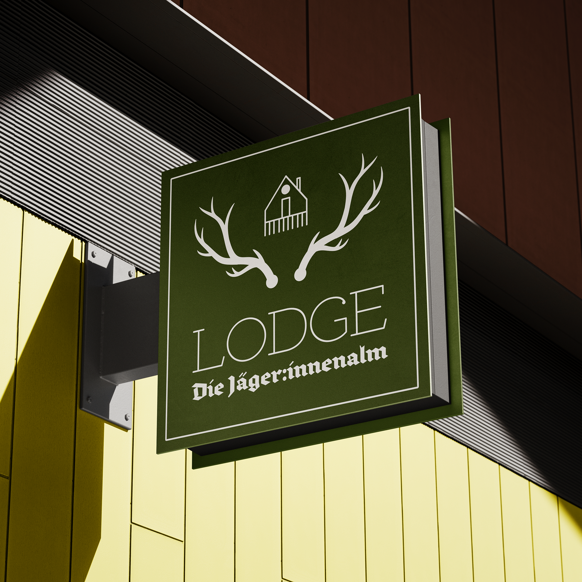 LODGE | Außenbeschilderung