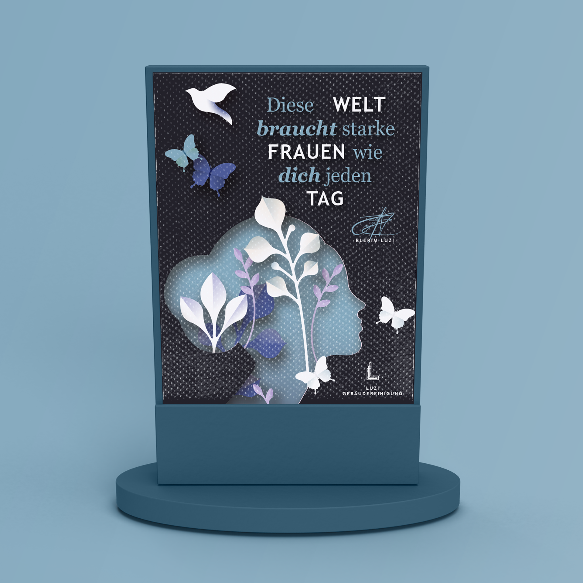 Aufsteller für Weltfrauentag 2024