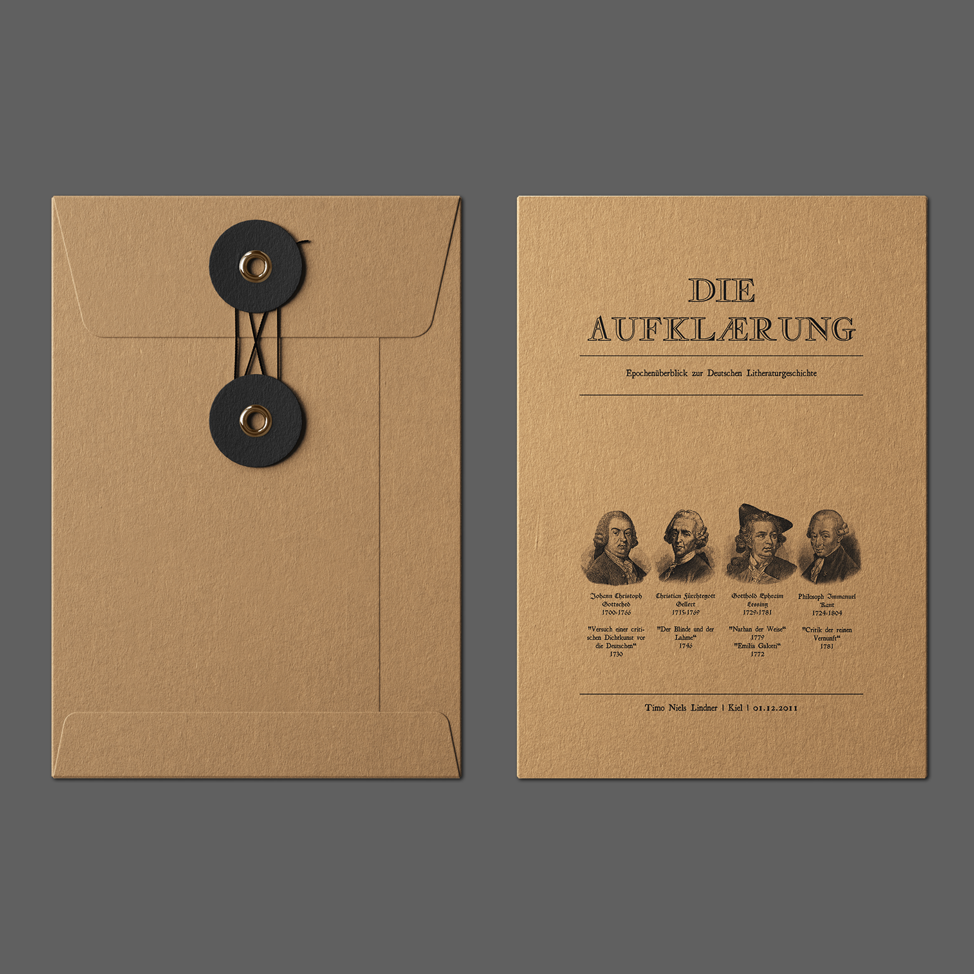 Handout und Ausgabeumschlag