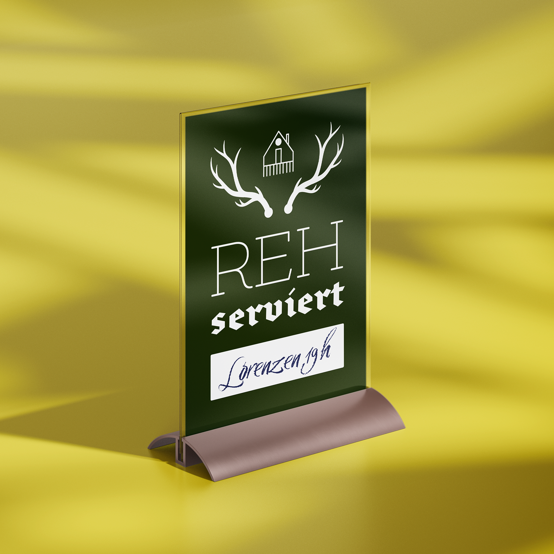 LODGE | Reserviertschild