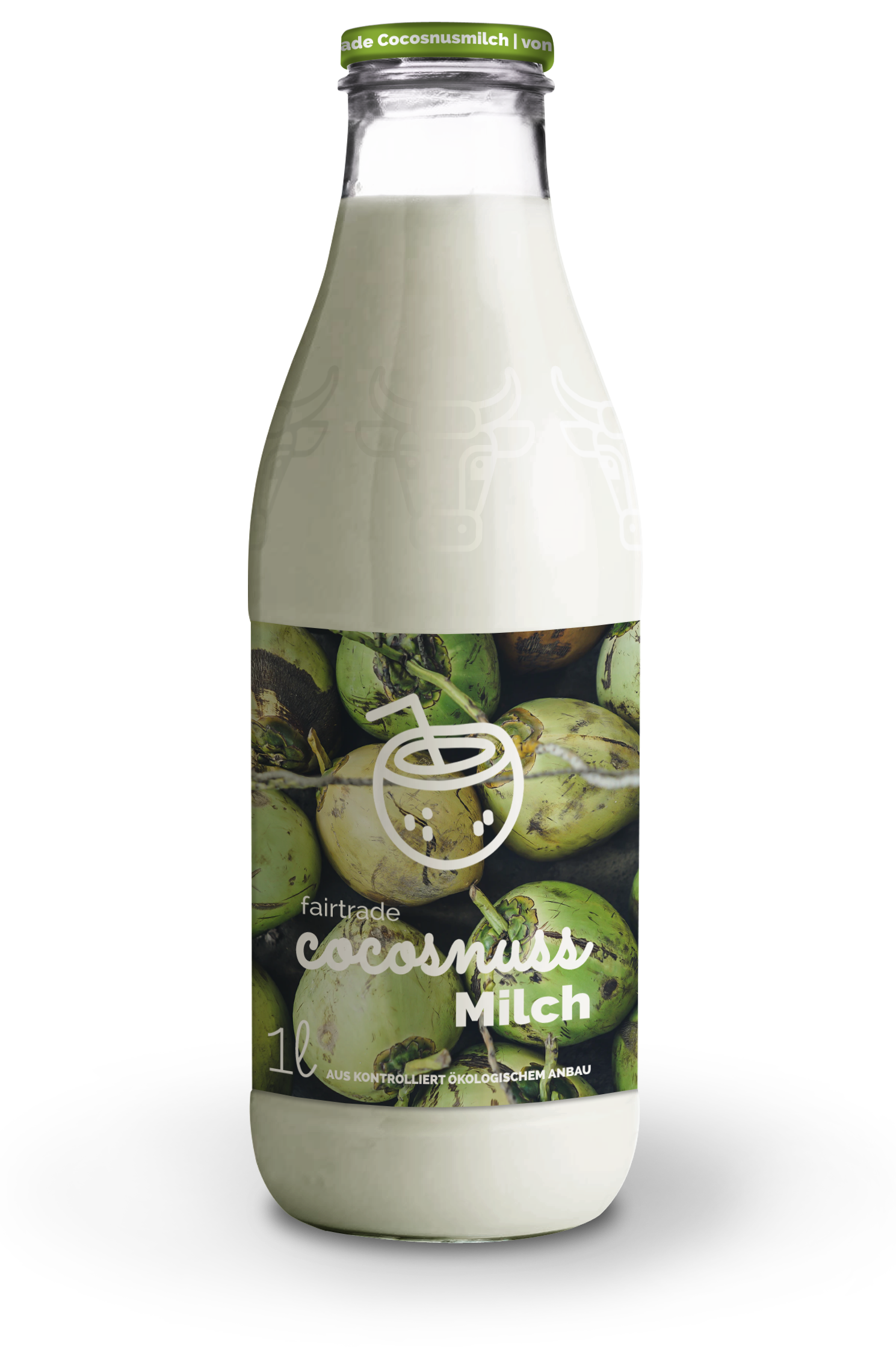 Label für fairtrade Cocosmilch