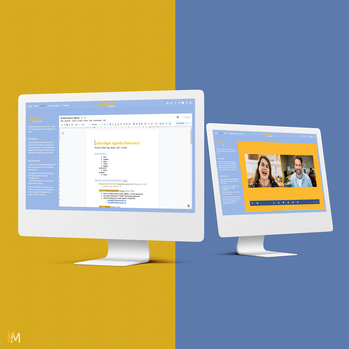 Mitglieder-Bereich zur internen Kommunikation und Zusammenarbeit