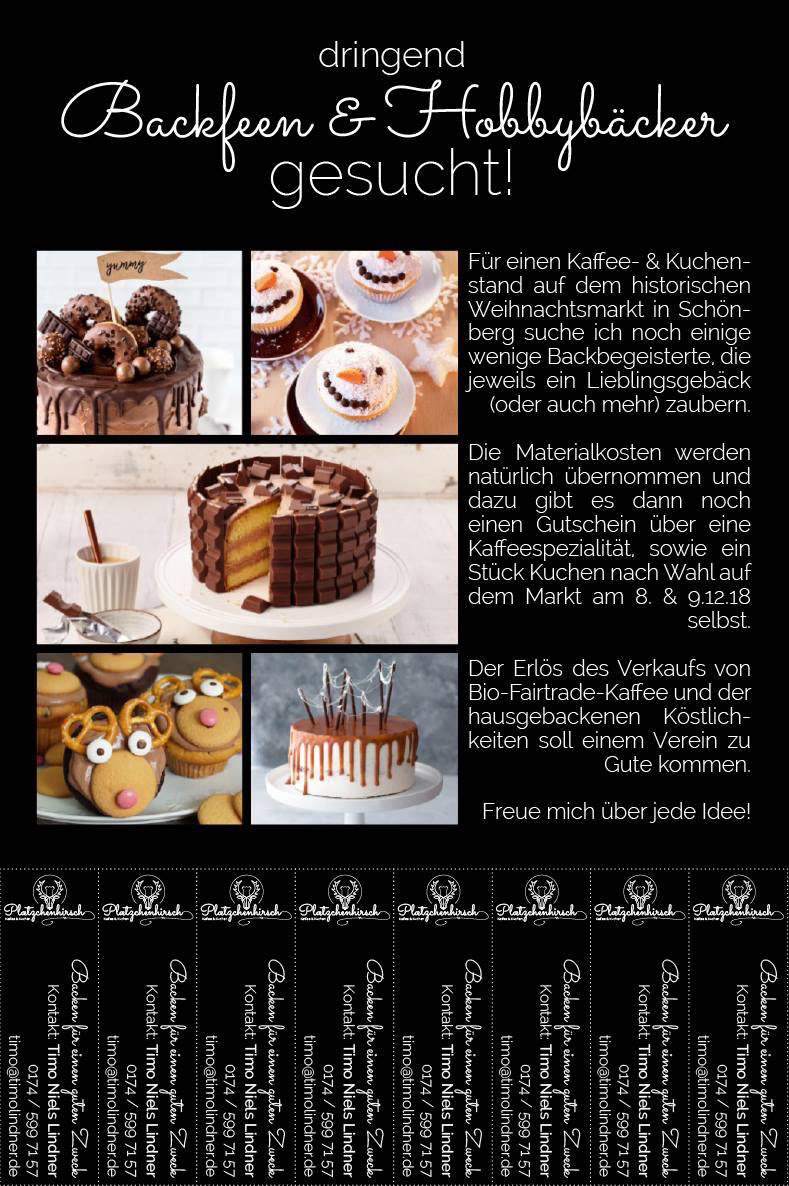 Aushang als Gesuch nach Unterstützung