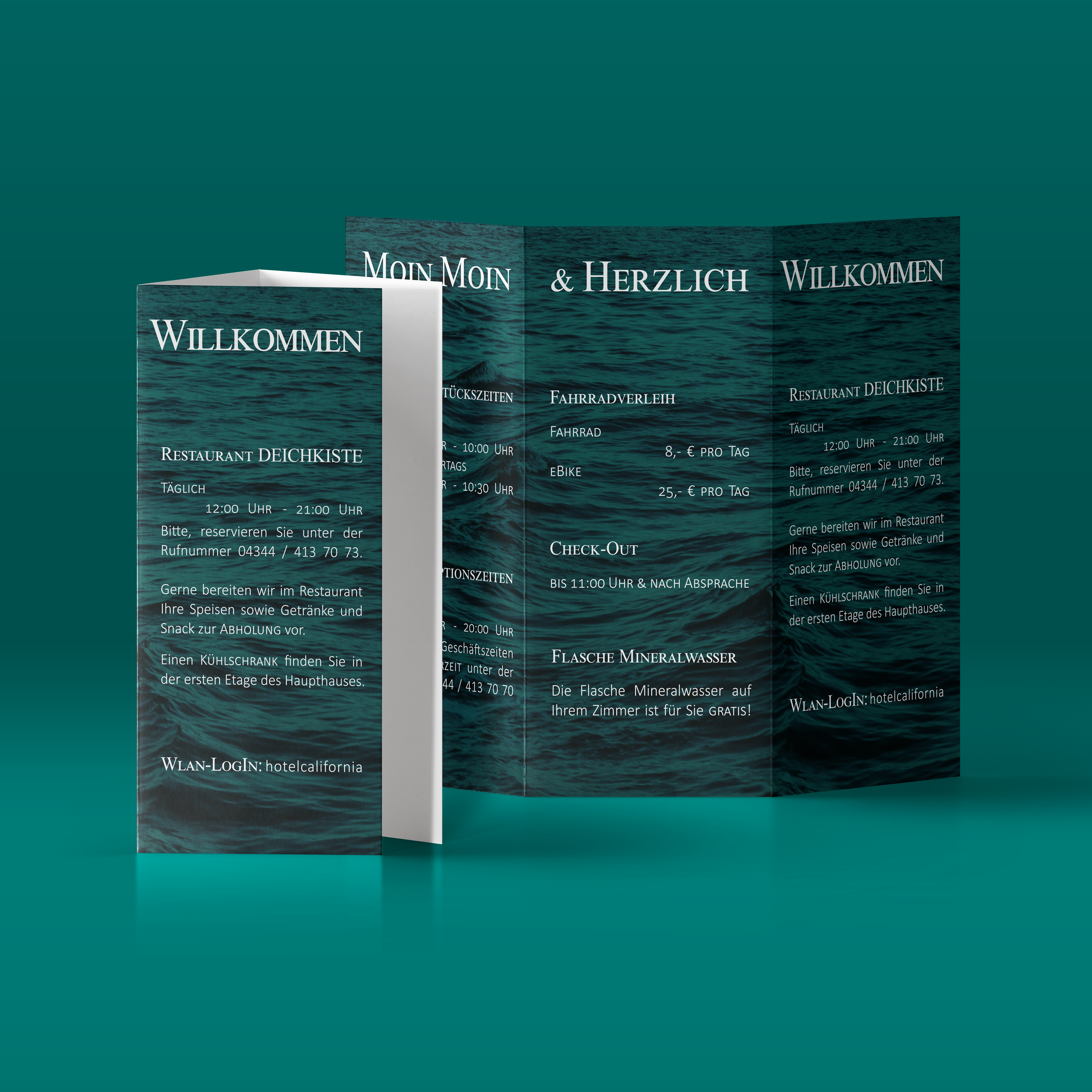Beach Hotel California | Infocard für Hotelzimmer  (2016)