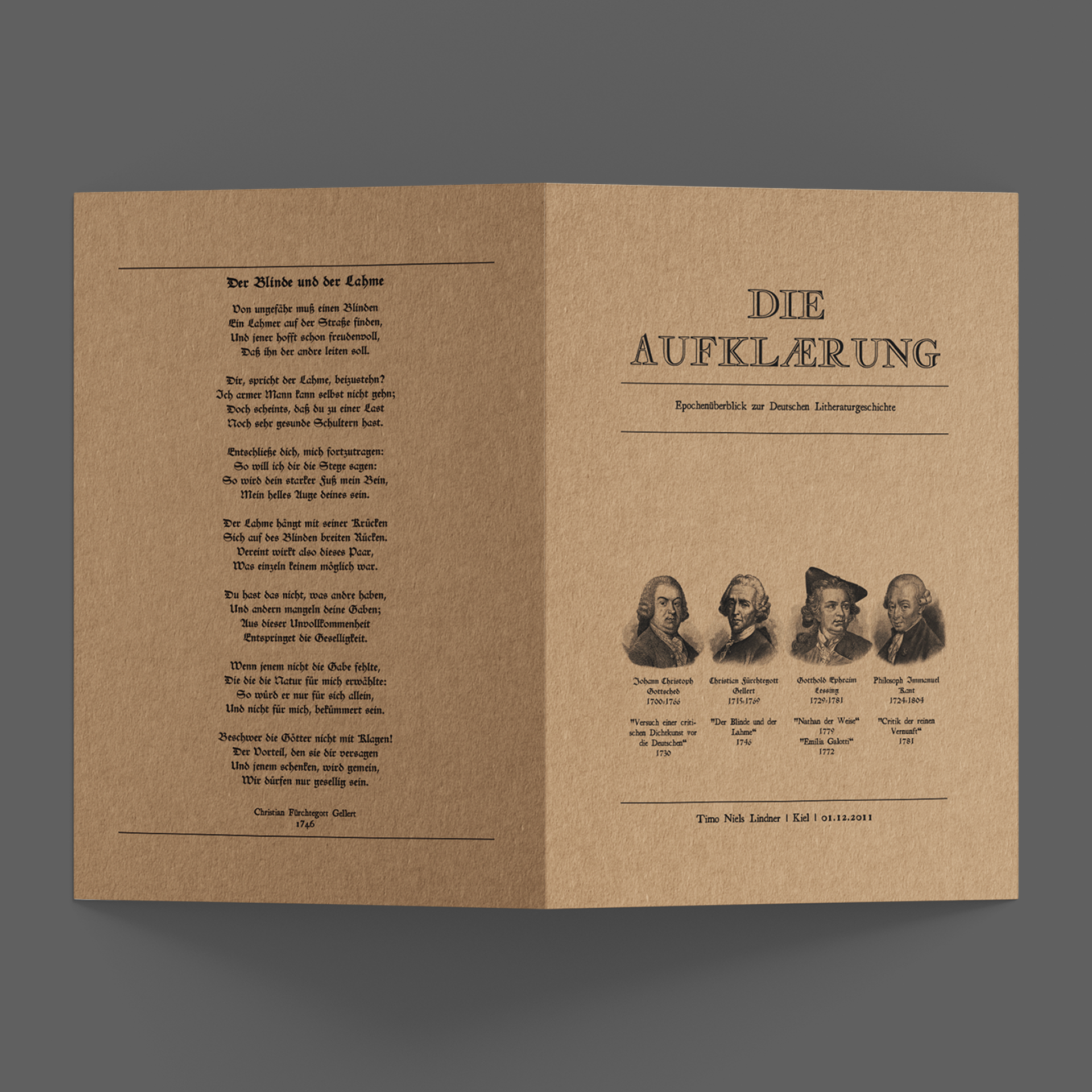 Handout Front- & Rückseite