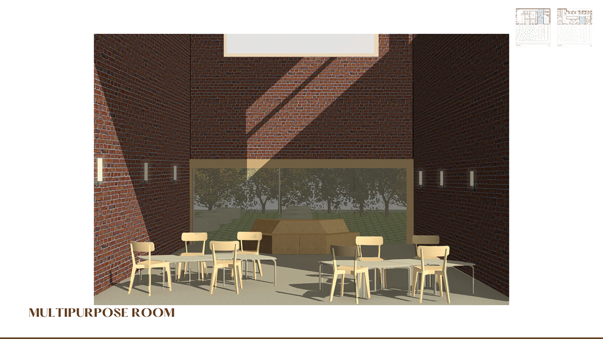 Rendering of Multipurpose Room