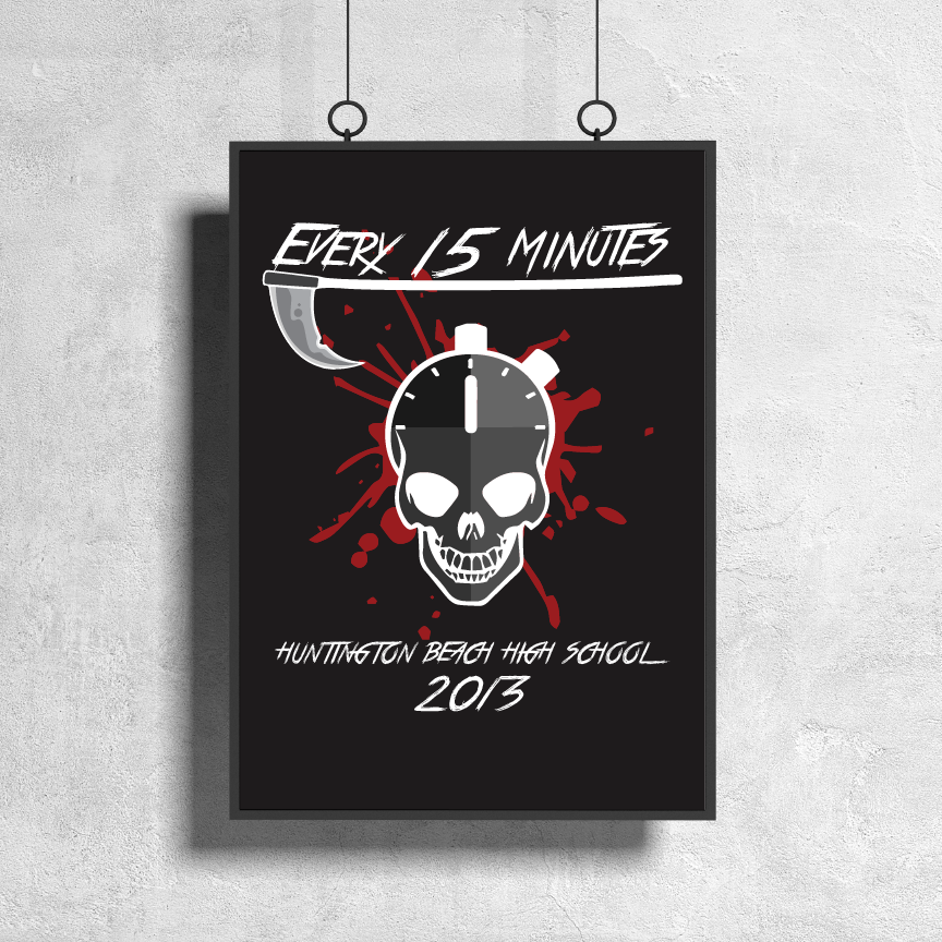 Every 15 Minutes Event Shirt Design (2013)