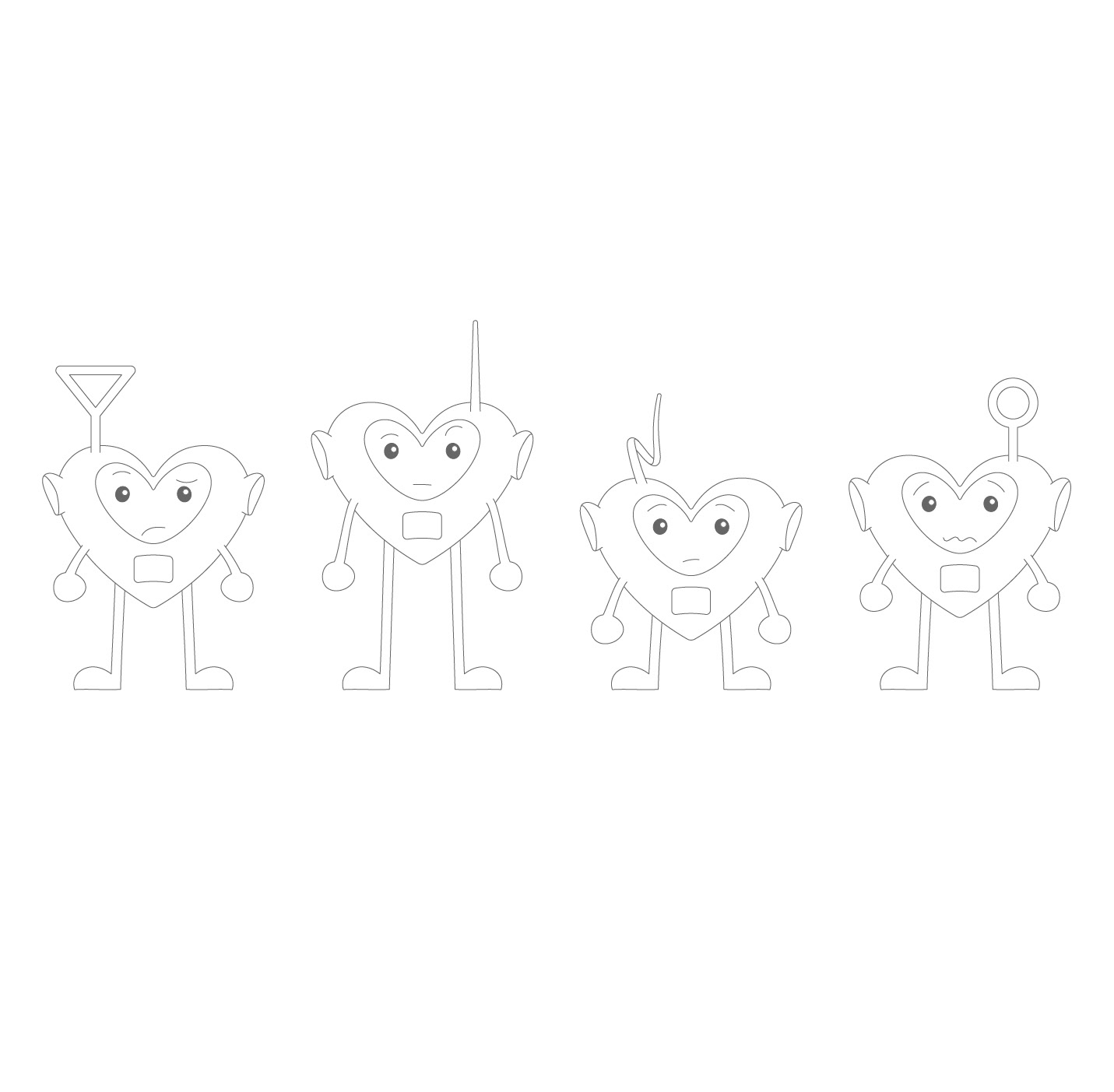 Conversation Heart Teletubies