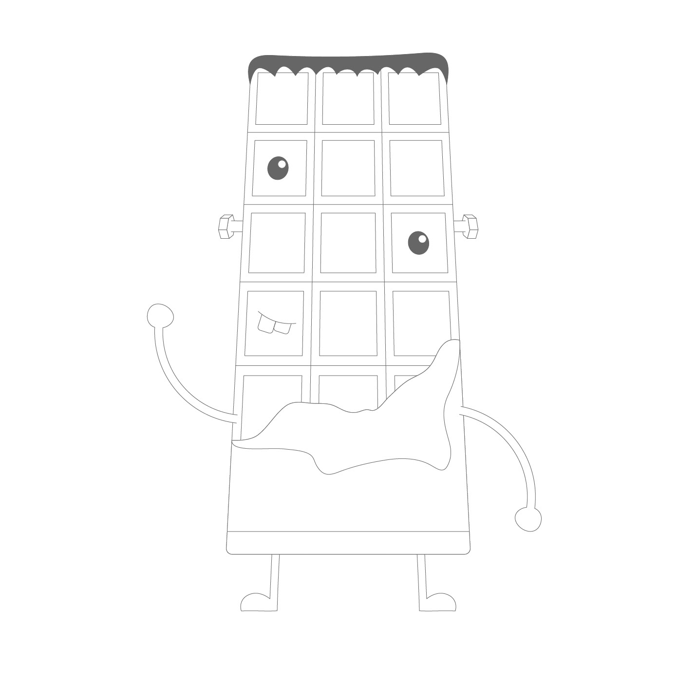 Chocolate Bar Frankenstein