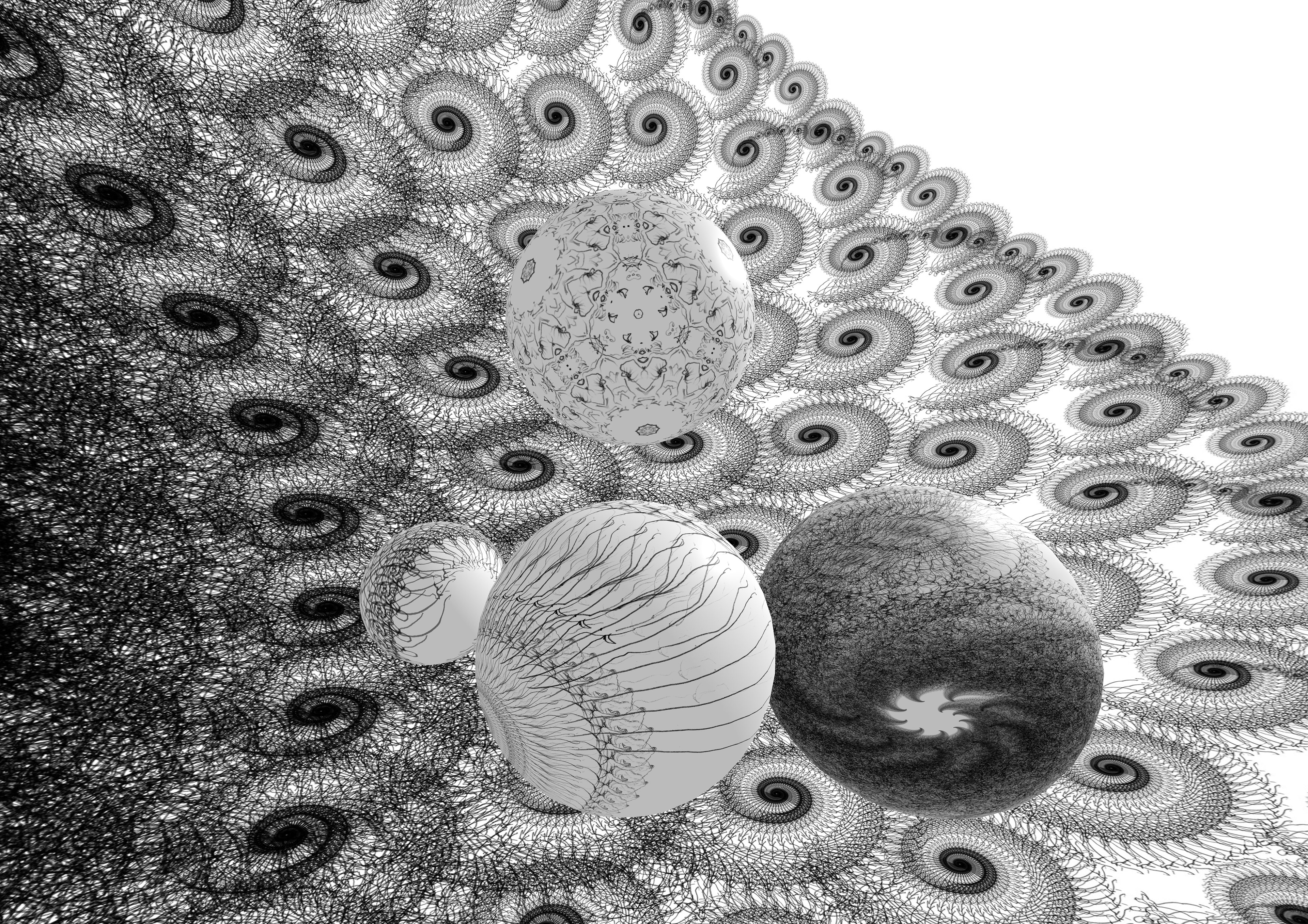 A screenshot from the 3D virtual reality space "Cosmos"