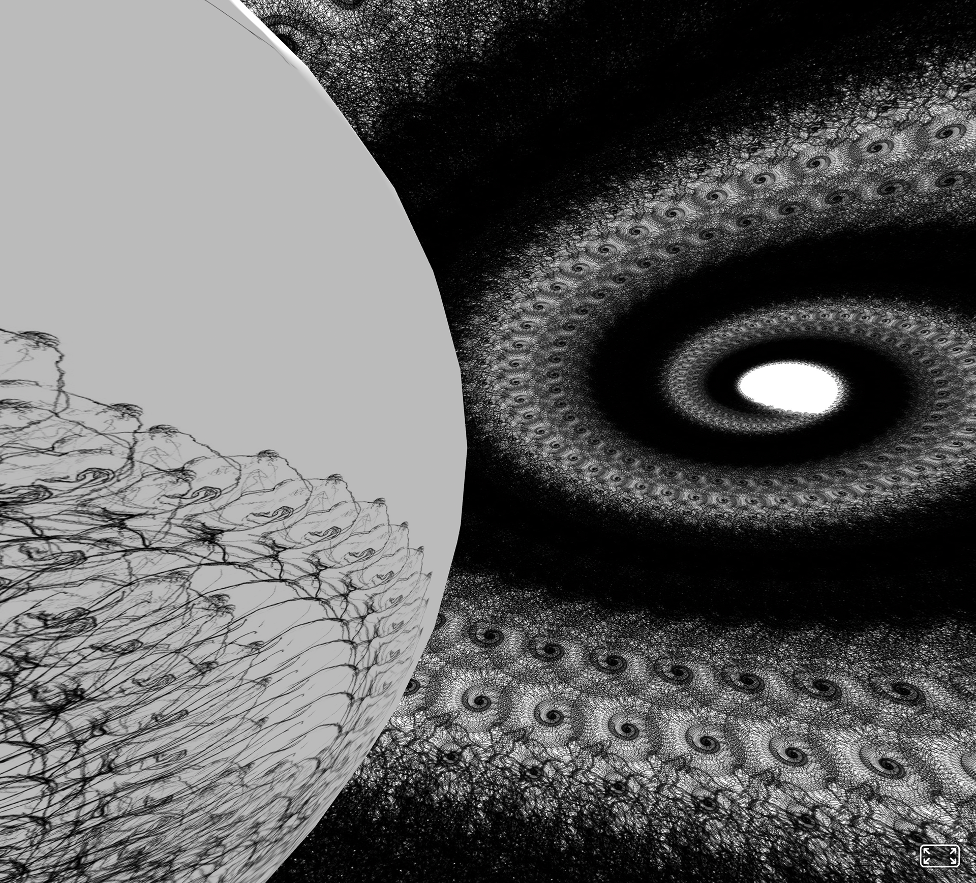 A screenshot from the 3D virtual reality space "Cosmos"