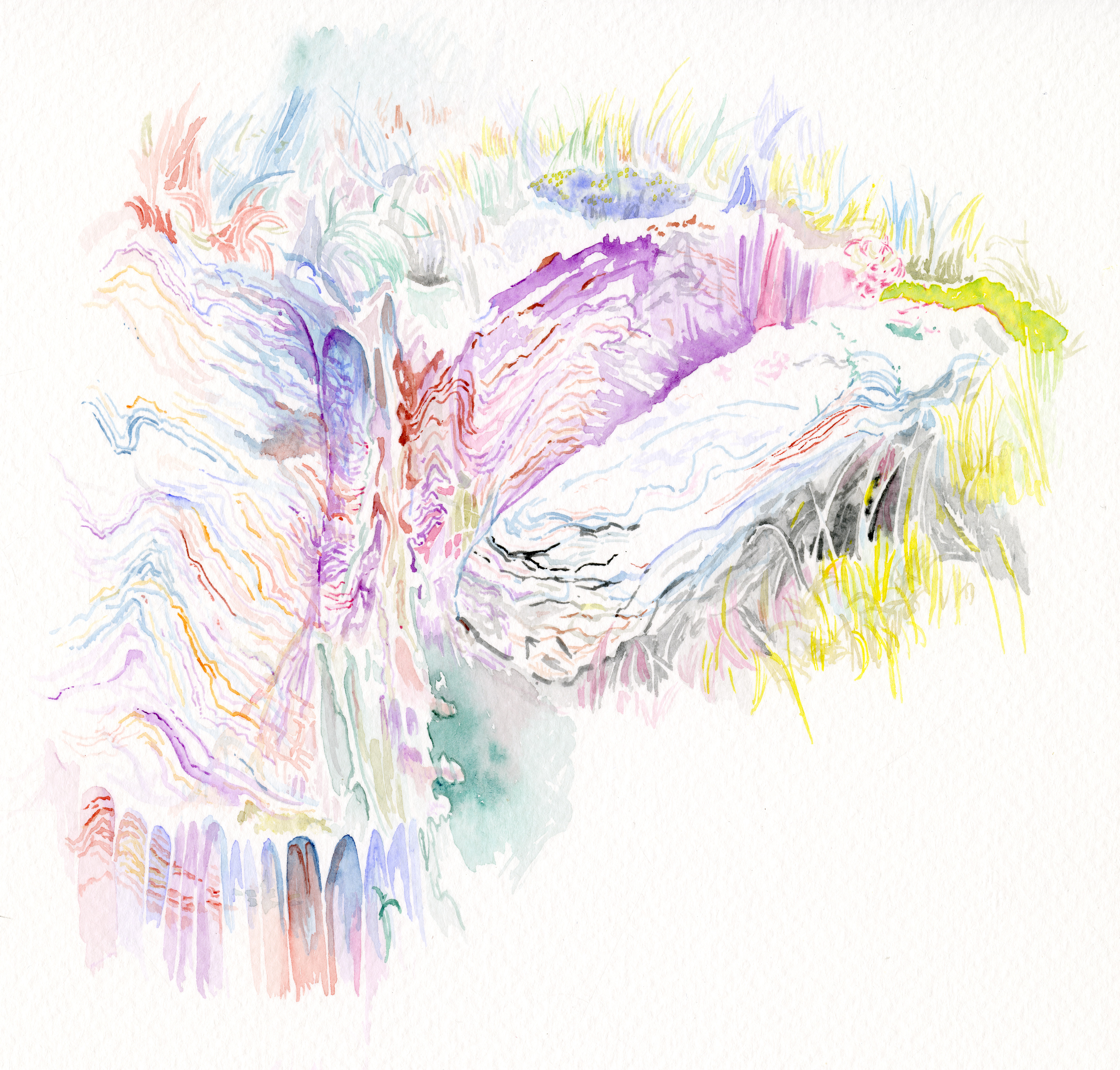 watercolour paintings depicting the Scottish landscape