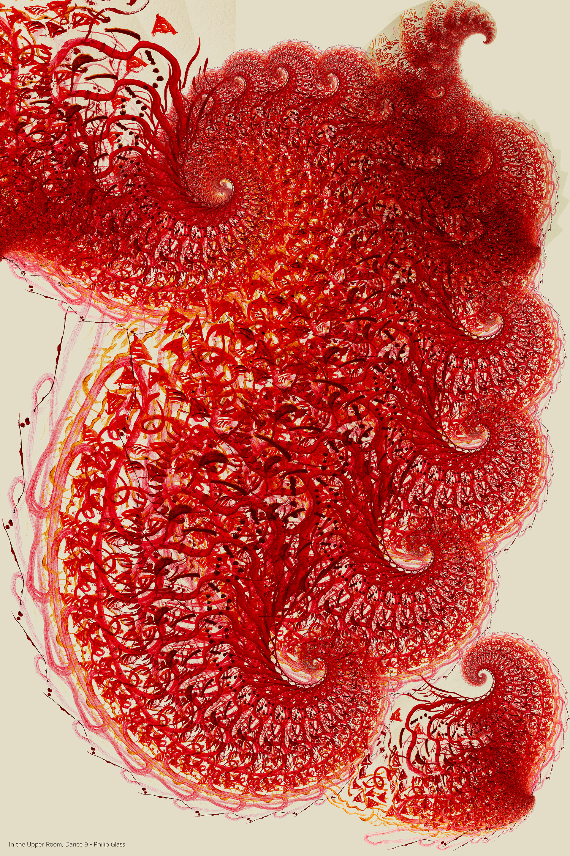 computer-generated fractal image sourced from watercolour drawing