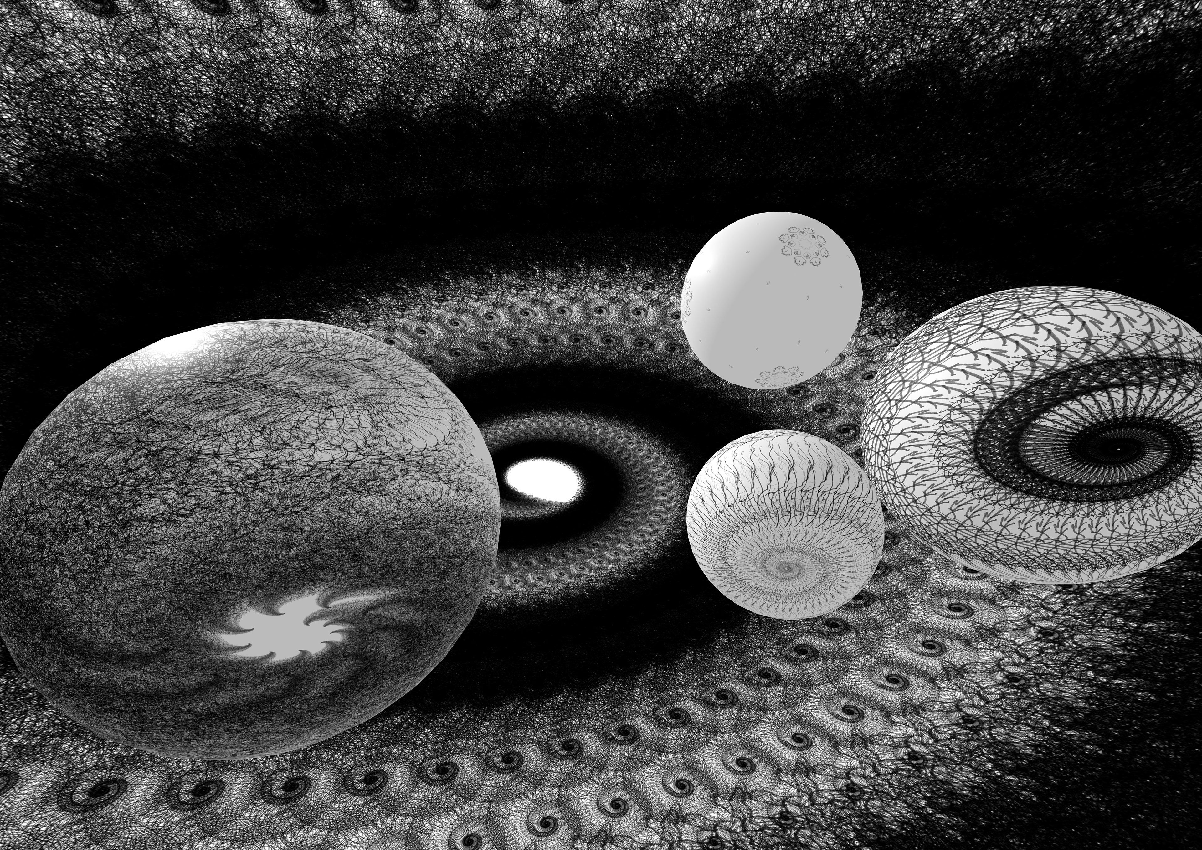 A screenshot from the 3D virtual reality space "Cosmos"