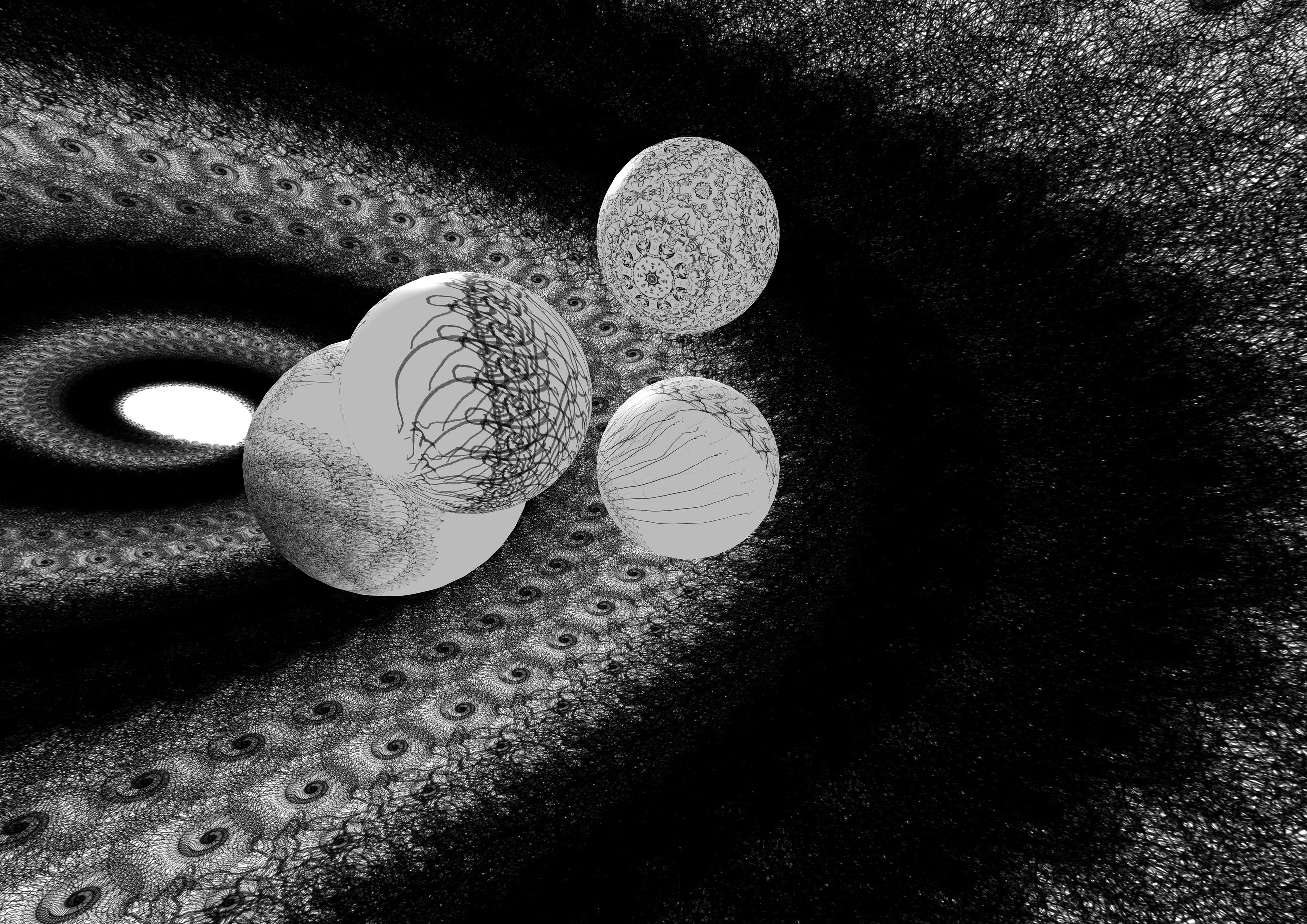 A screenshot from the 3D virtual reality space "Cosmos"