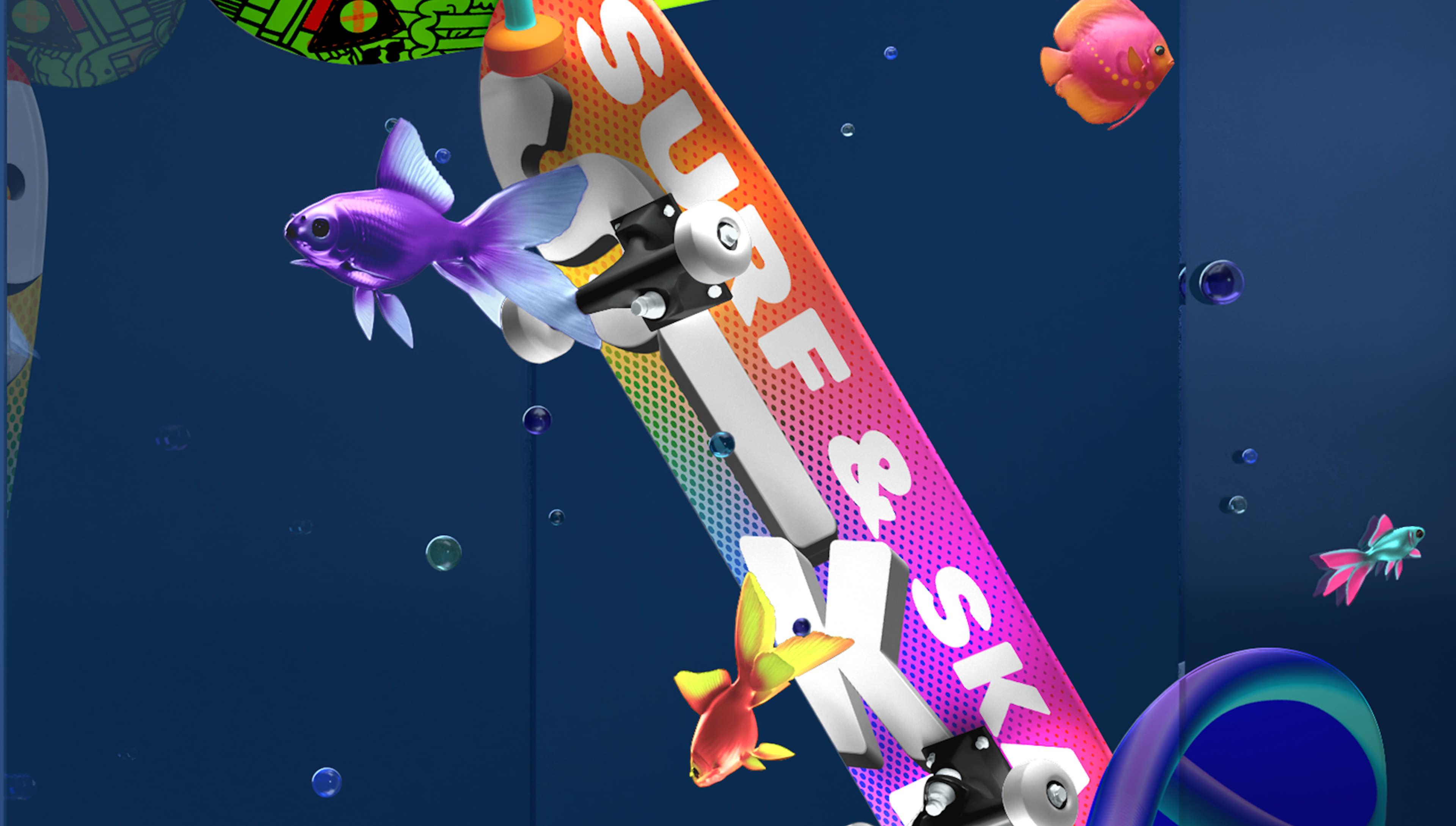 Creative Skate Showcase - 100% Customizable - Display your Brand!