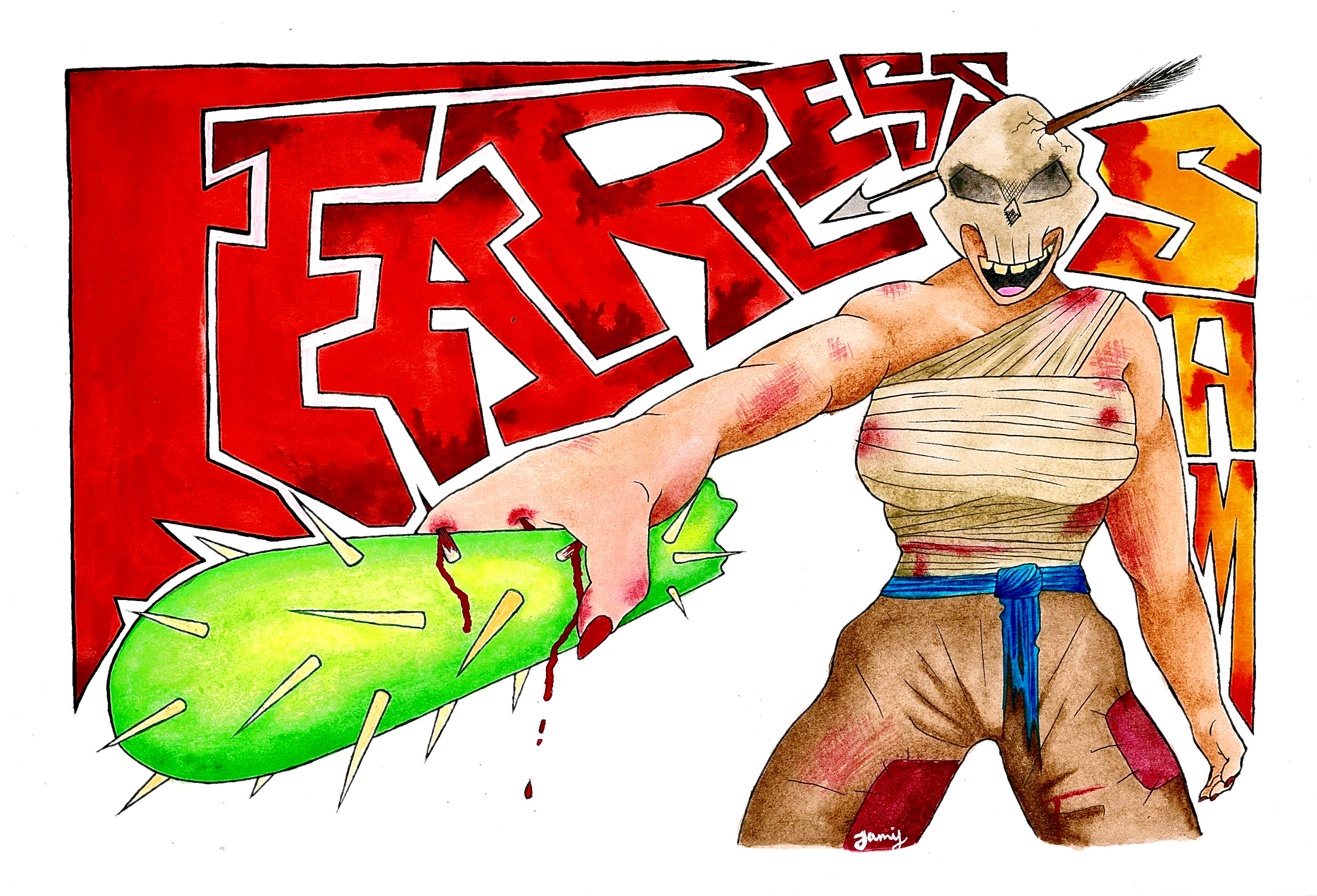 Thesis Illustration 7: Fearless Sam 2025