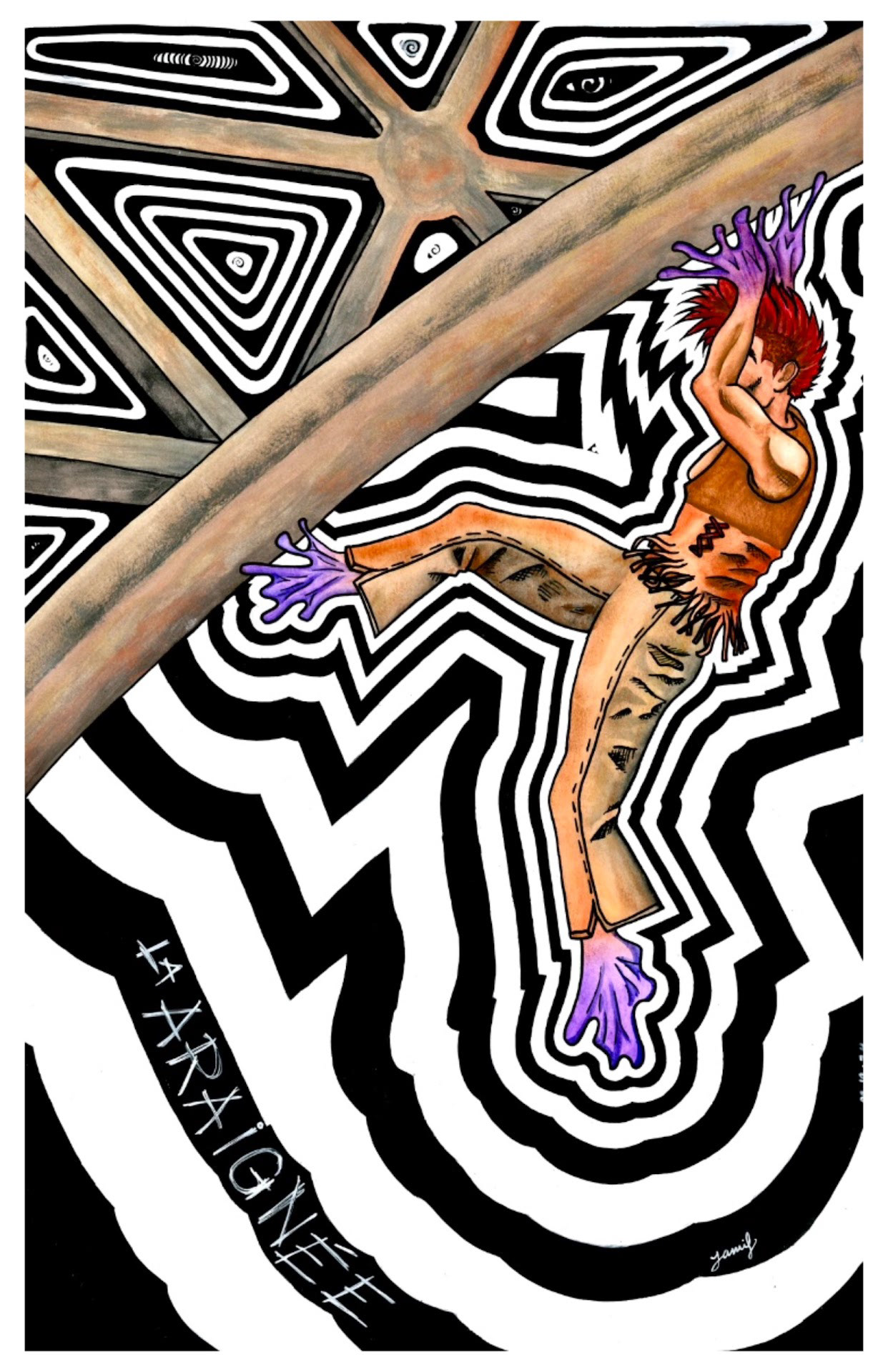 Thesis Illustration 3: La Araignée 2024