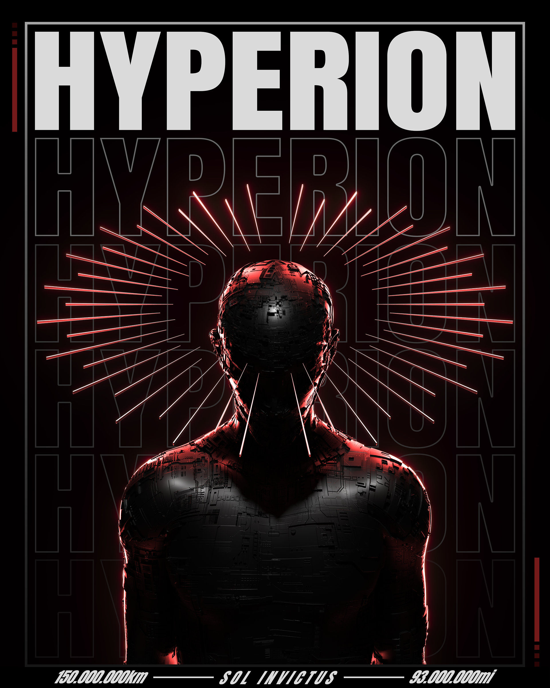 Hyperion (2023) - graphic index poster exploration