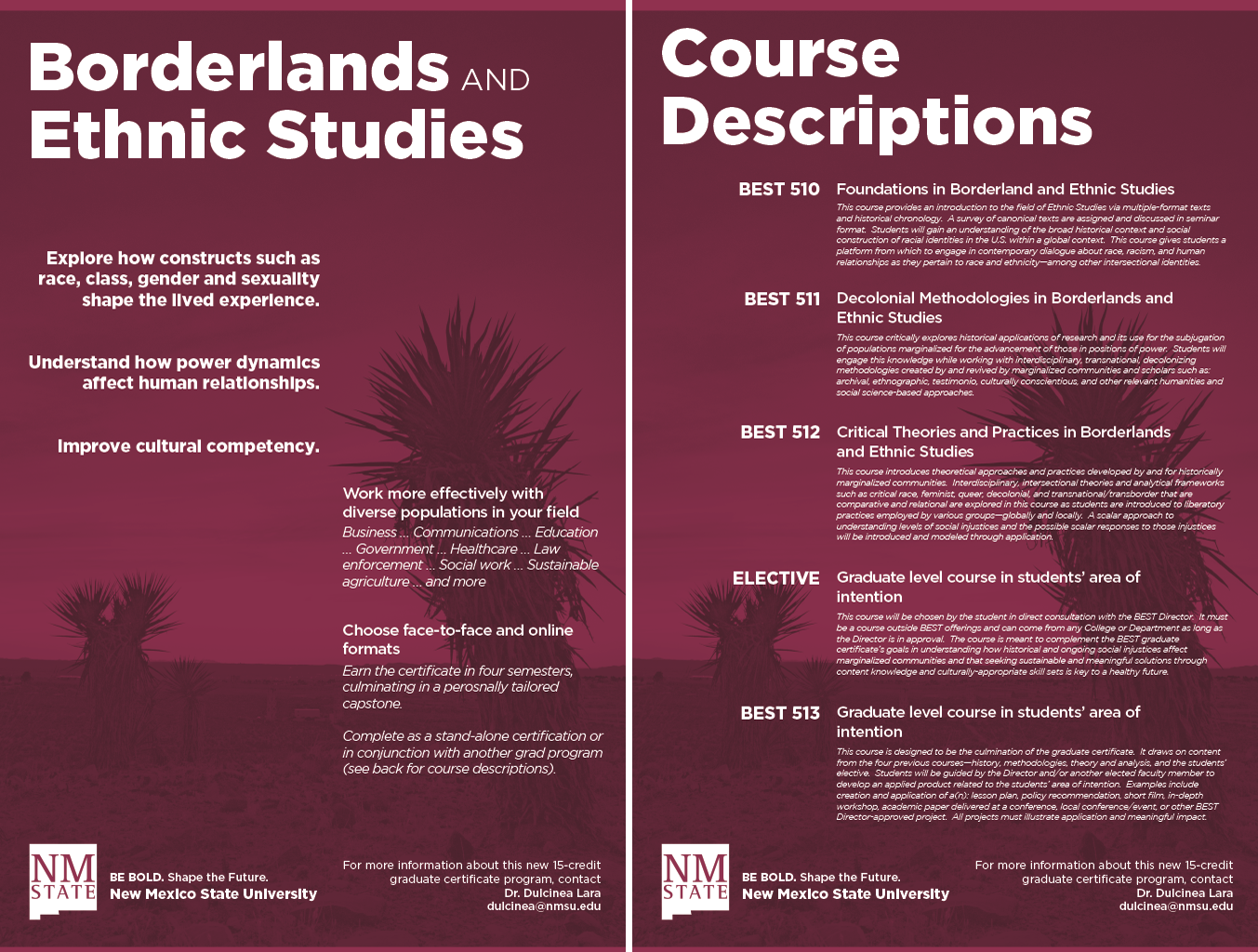 New course posters