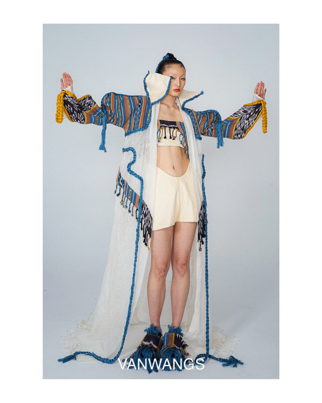 Bust 85 Waist 67 Hips 95 cape length 110