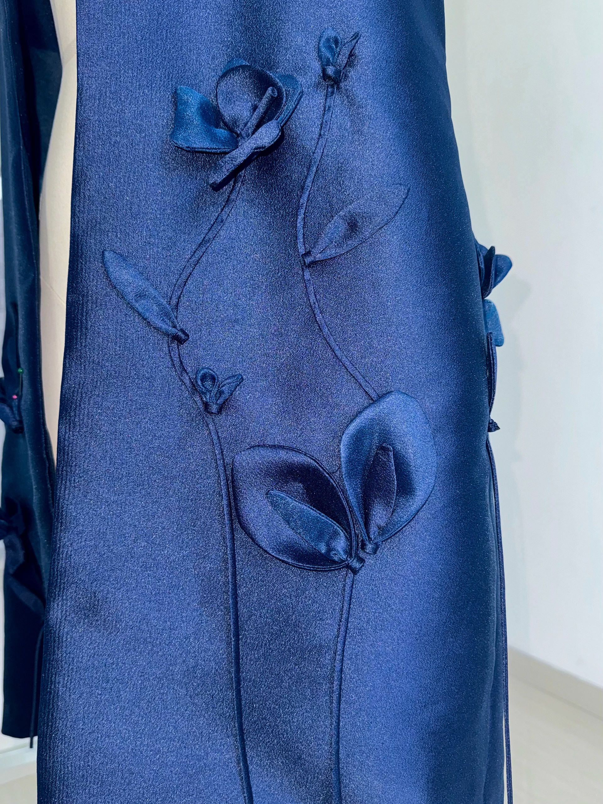 Bust 98 Length 79 (Navy Blue)