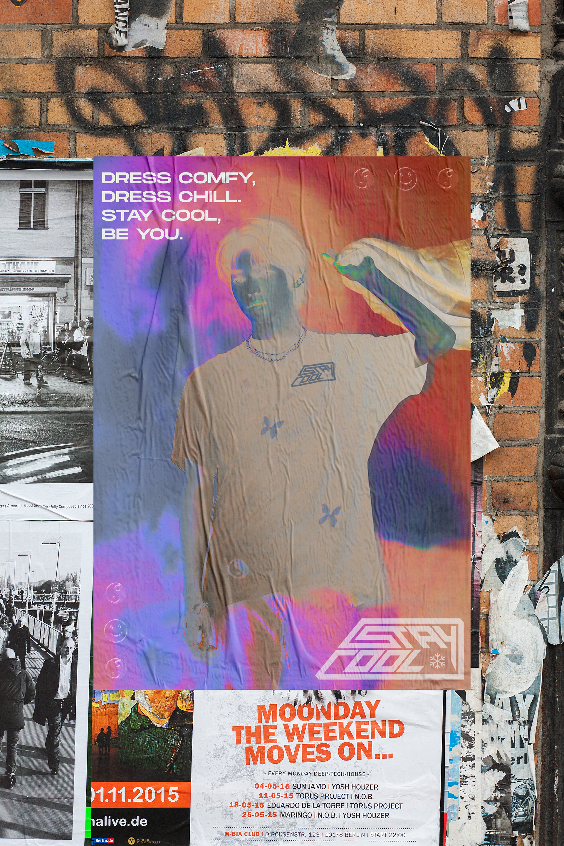 Clothing Brand Poster Advertising Concept