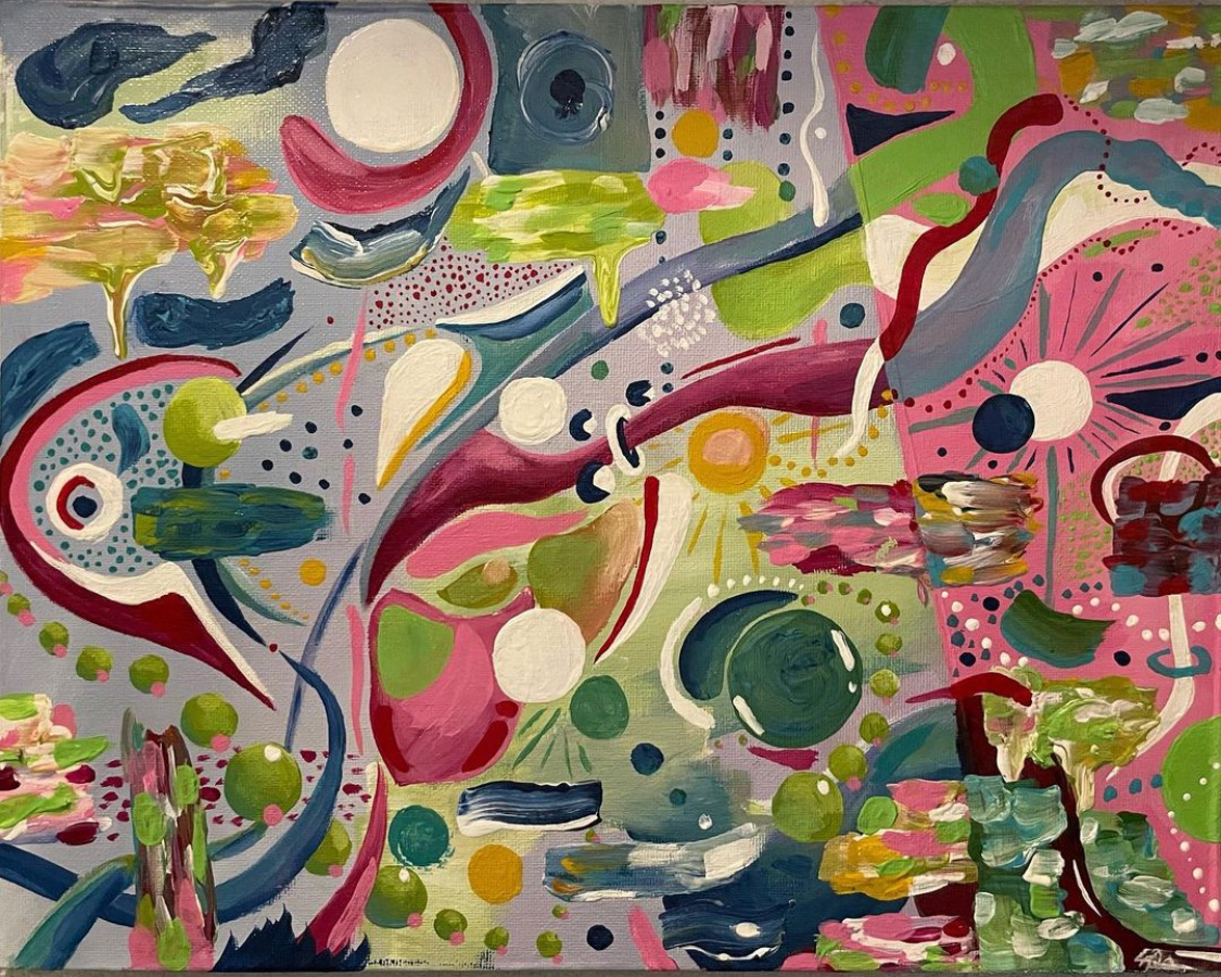 "MANIA" Acrylics on canvas. 2022.